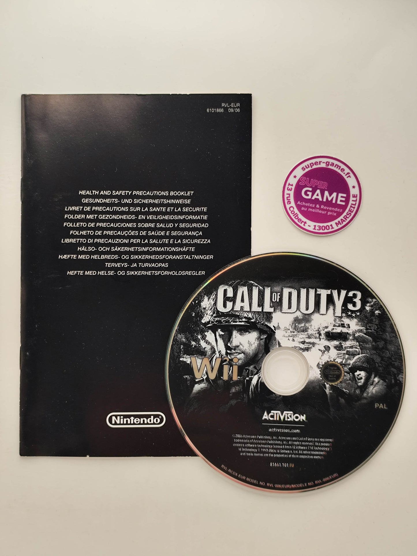 CALL OF DUTY 3 EN MARCHE VERS PARIS - Wii