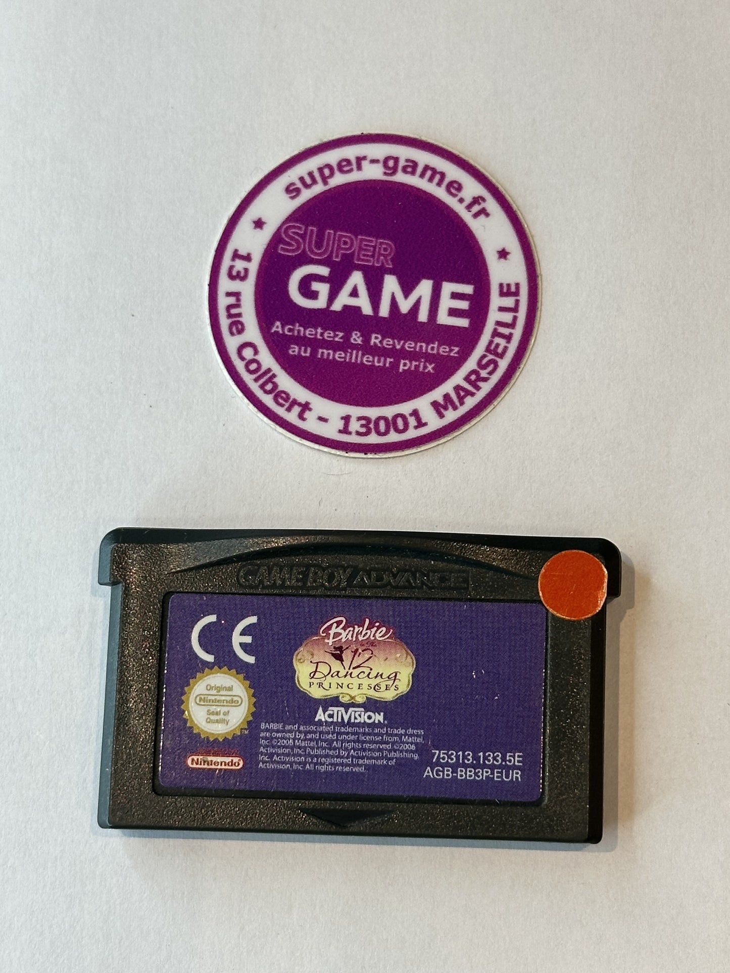 BARBIE 12 DANCING PRINCESSES - sans boite - GAMEBOY ADVANCE