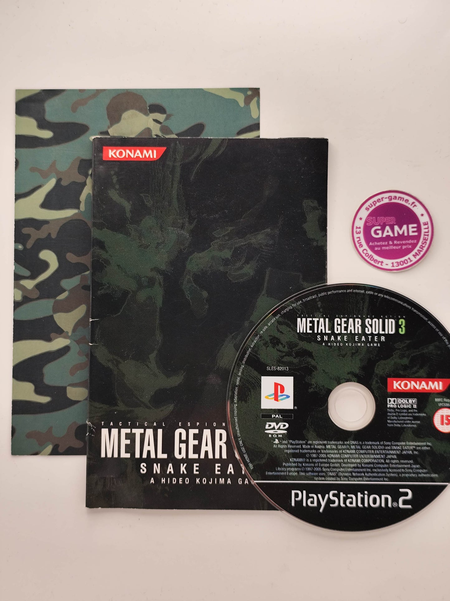 METAL GEAR SOLID 3 SNAKE EATER - PS2