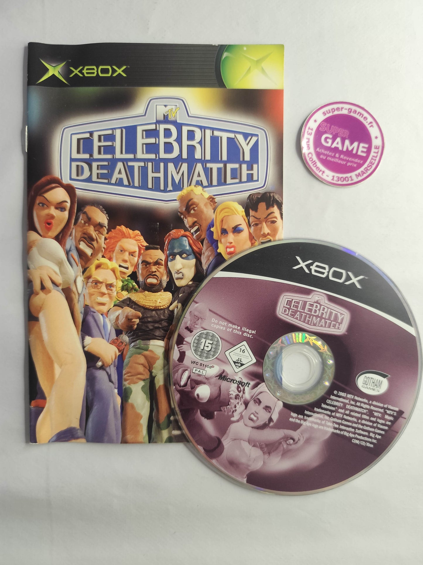 MTV CELEBRITY DEATHMATCH - XBOX