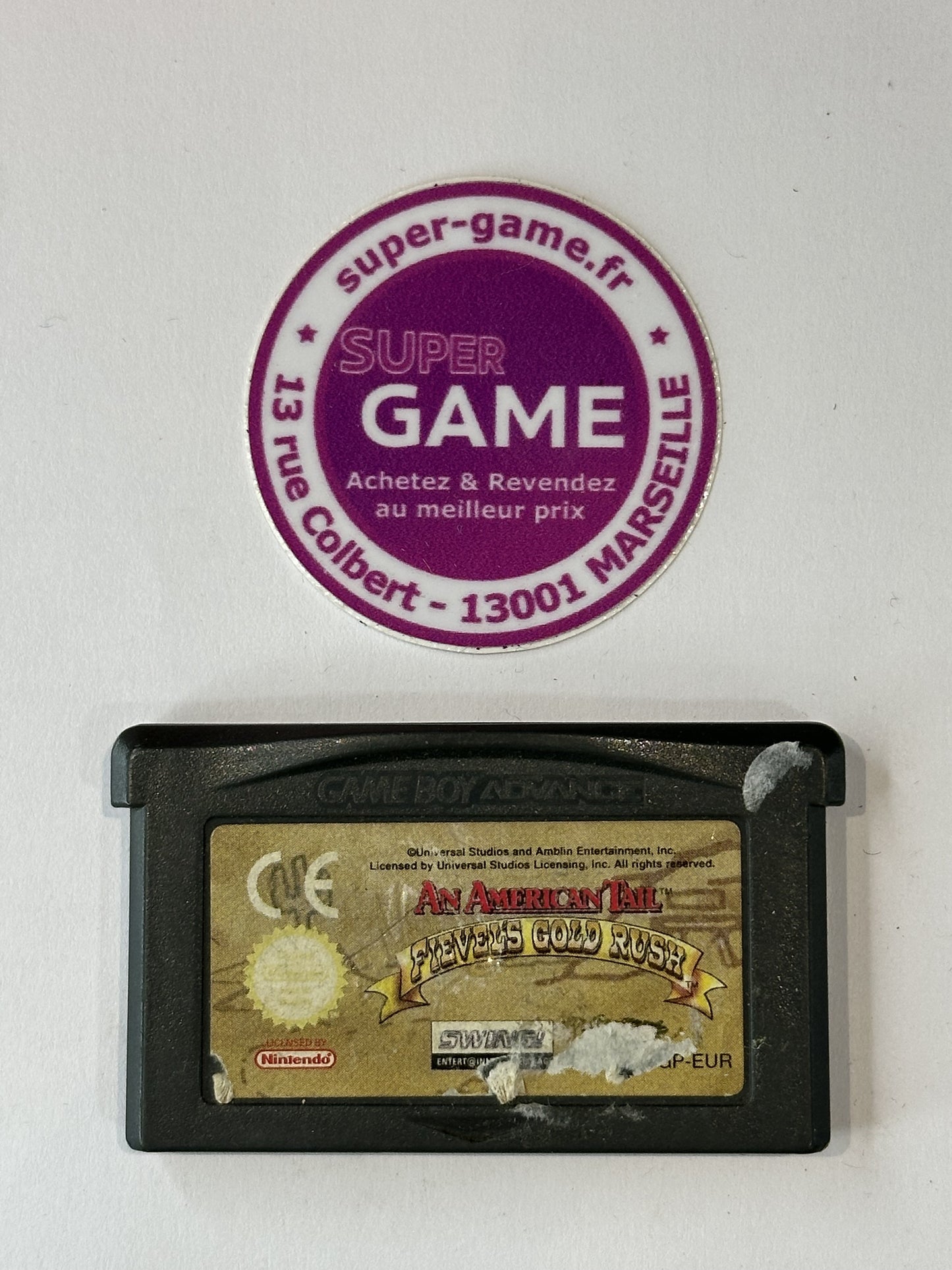 AN AMERICAN TAIL FIEVEL'S GOLD RUSH - sans boite - GAMEBOY ADVANCE