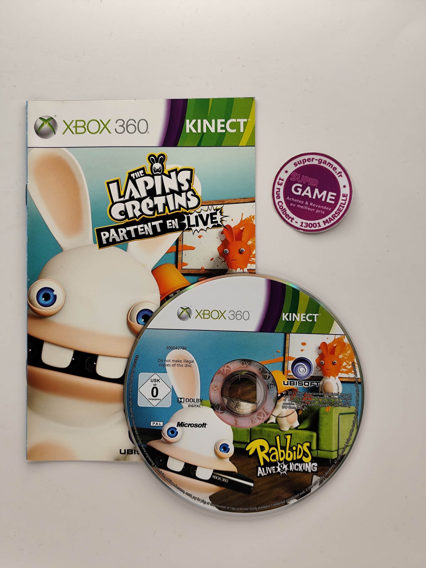 THE LAPINS CRETINS PARTENT EN LIVE - XBOX360