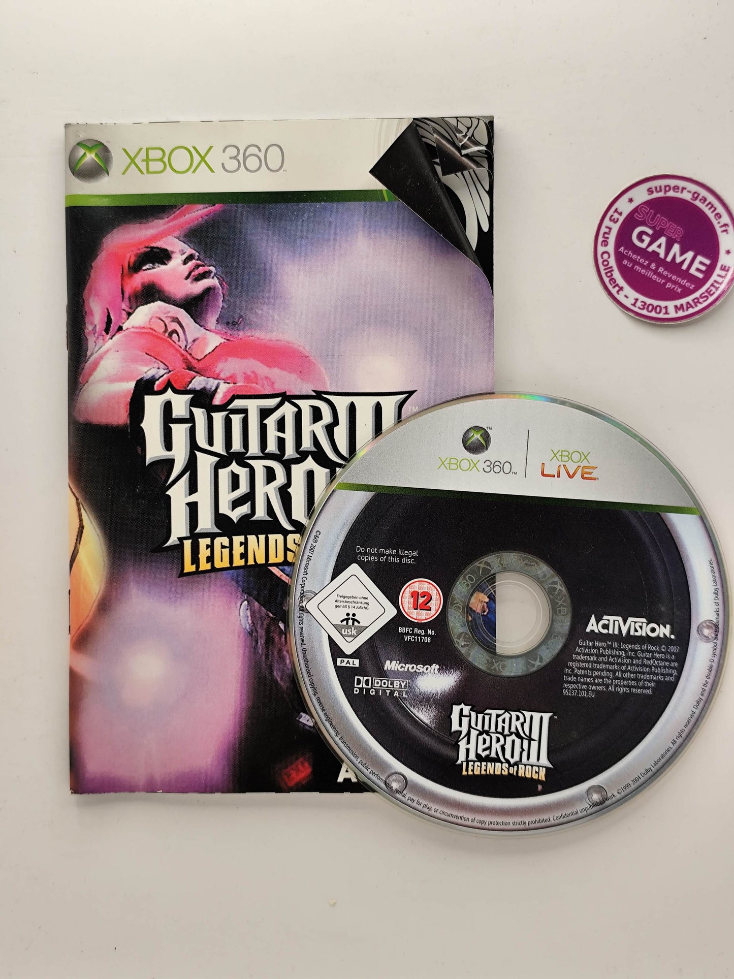 GUITAR HERO III LEGENDS OF ROCK - XBOX360