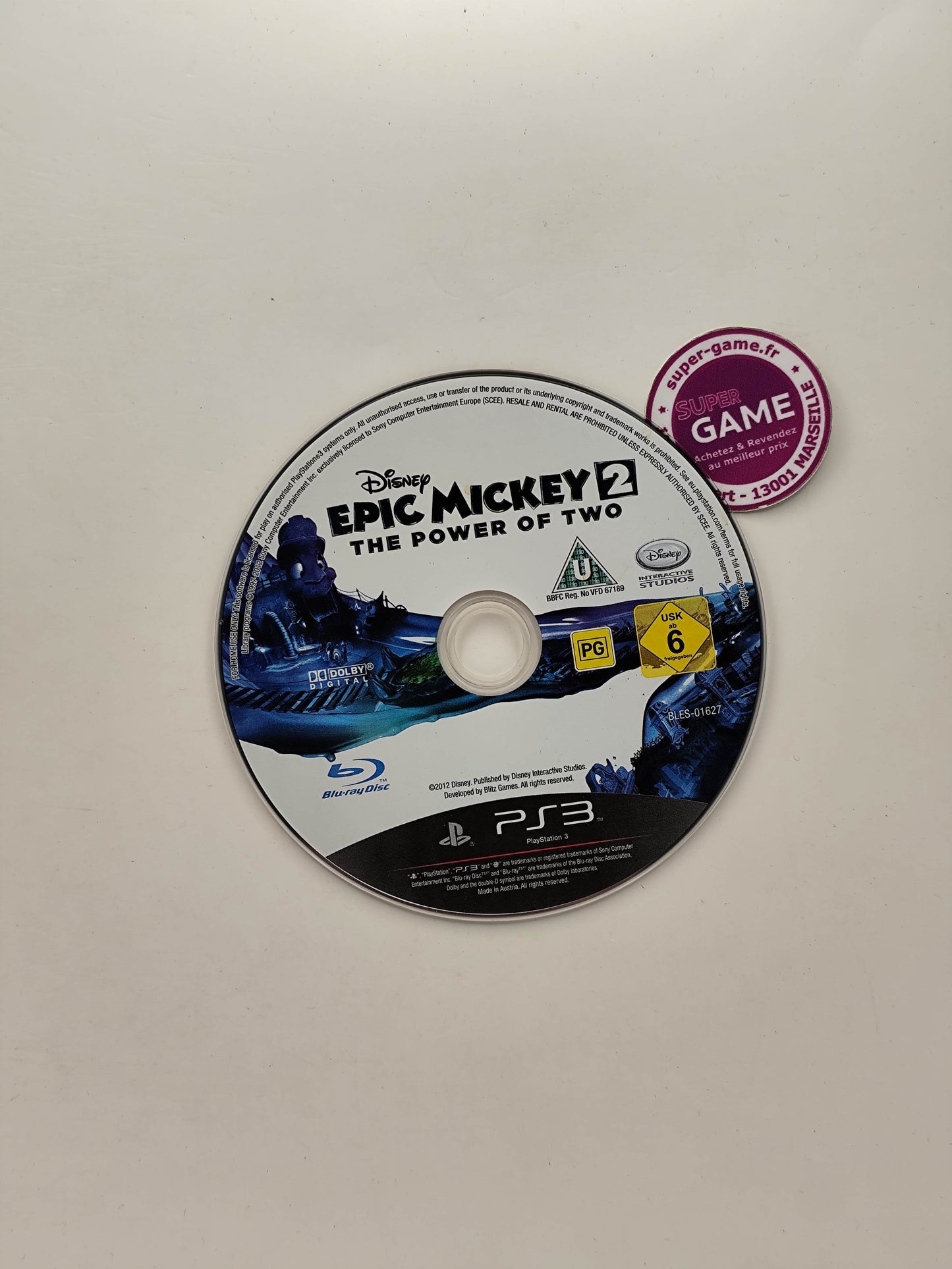 EPIC MICKEY LE RETOUR DES HEROS - PS3