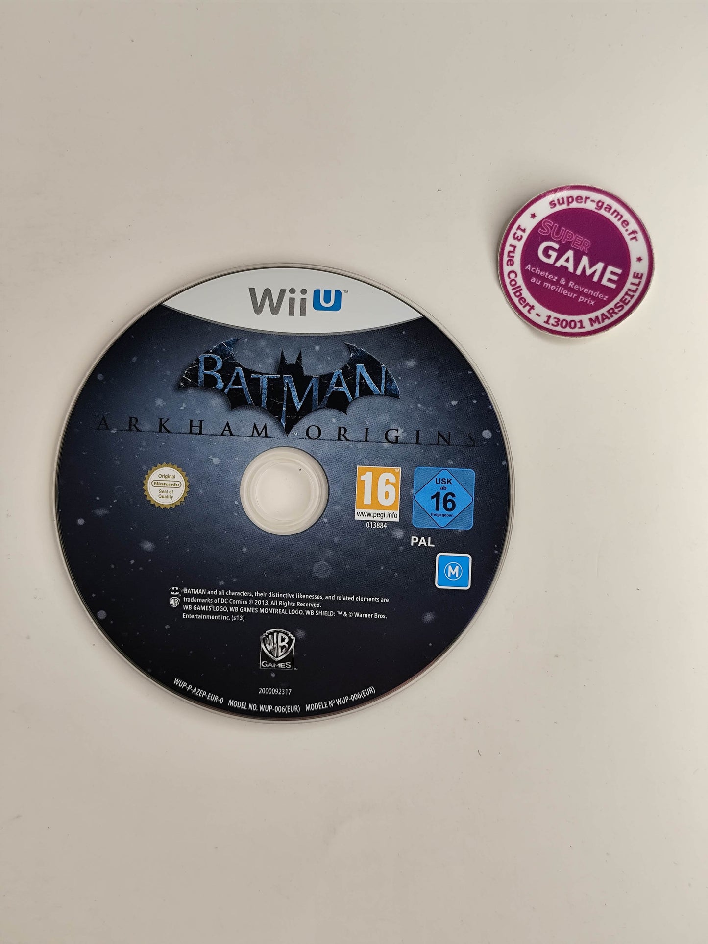 BATMAN ARKHAM ORIGINS - WiiU