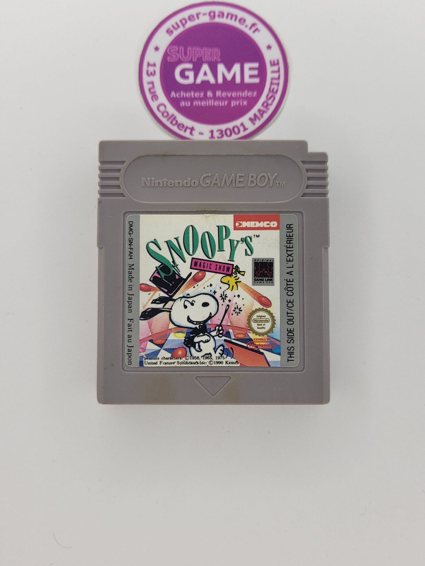 SNOOPY'S MAGIC SHOW - sans boite - GAMEBOY