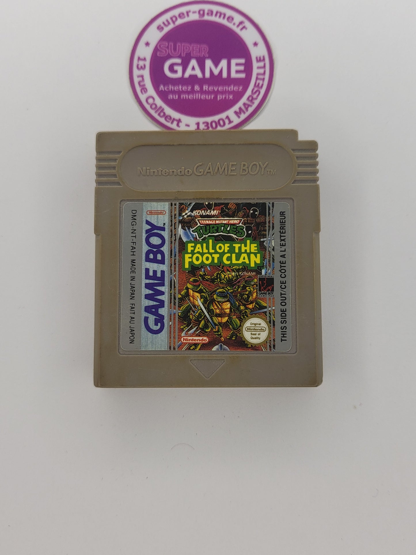 TEENAGE MUTANT NINJA TURTLE FALL OF THE FOOT CLAN - sans boite - GAMEBOY