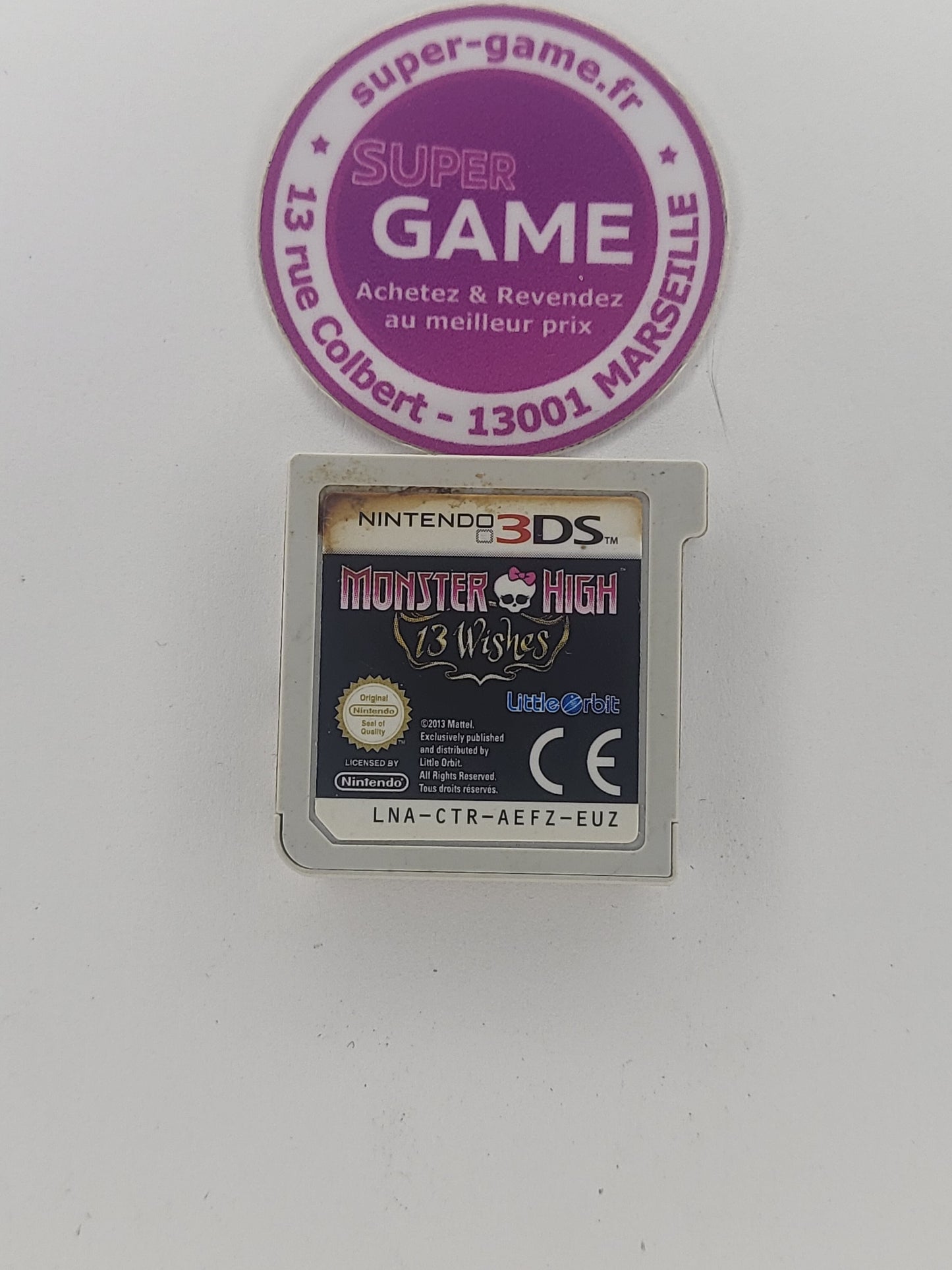 MONSTER HIGH 13 WISHES - sans boite - 3DS
