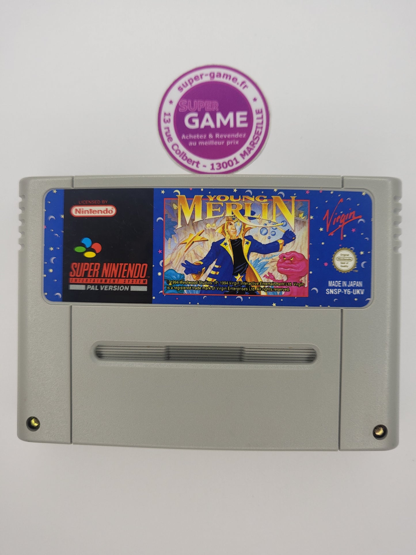 YOUNG MERLIN - sans boite - SNES