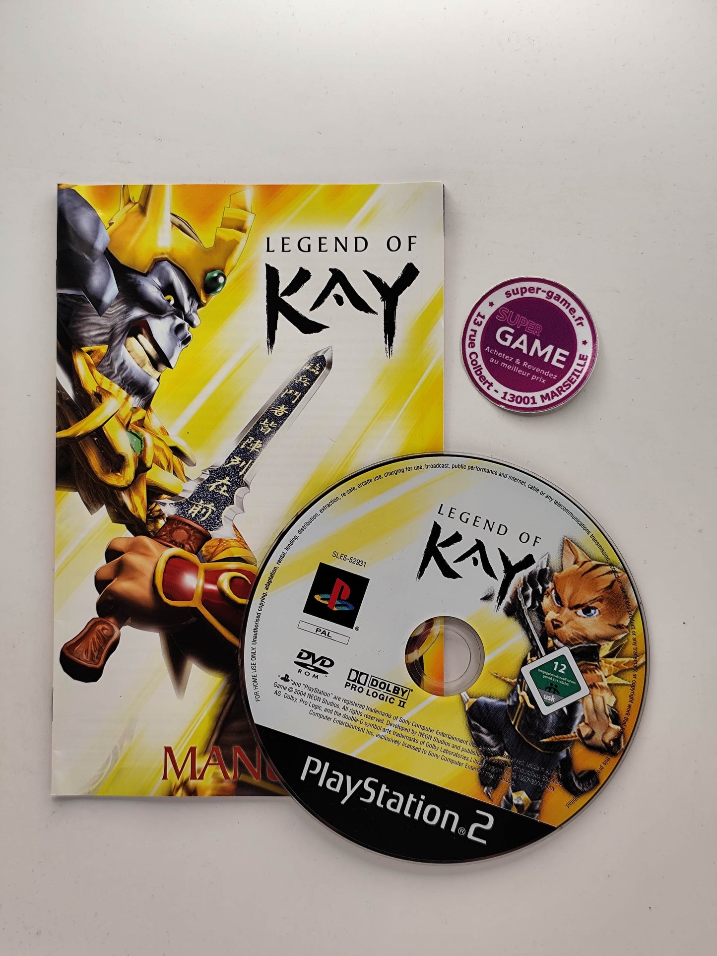 LEGEND OF KAY - PS2