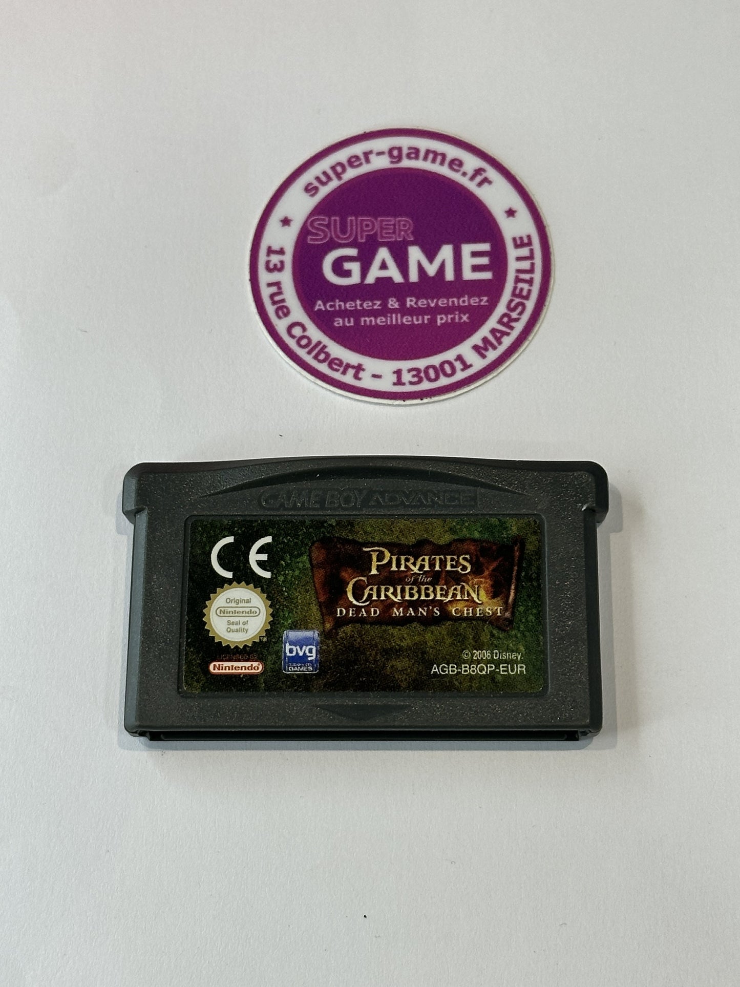 PIRATES OF THE CARIBBEAN DEAD MAN'S CHEST - sans boite - GAMEBOY ADVANCE