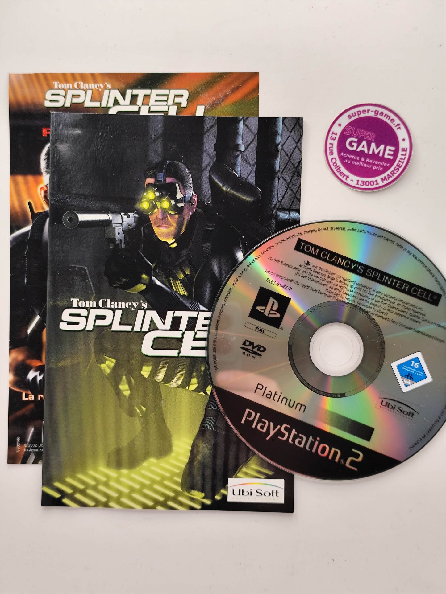 SPLINTER CELL - Platinum - PS2