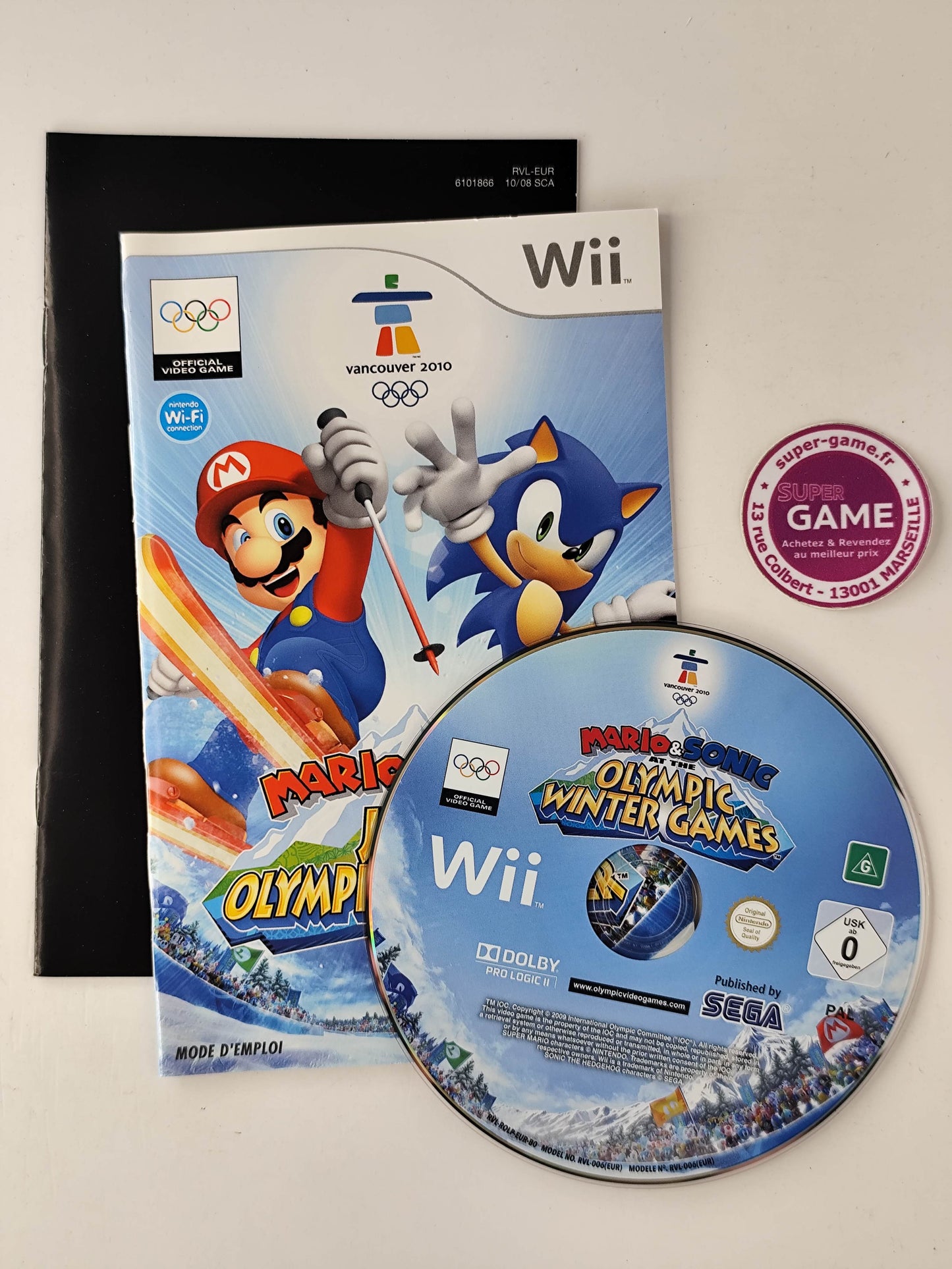 MARIO & SONIC AUX JEUX OLYMPIQUES D'HIVER - Wii