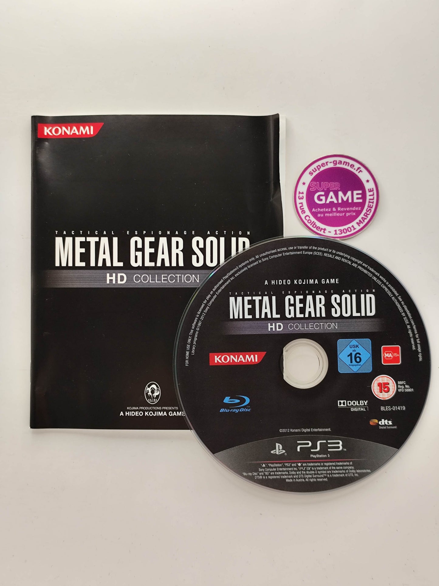 METAL GEAR SOLID HD COLLECTION - PS3