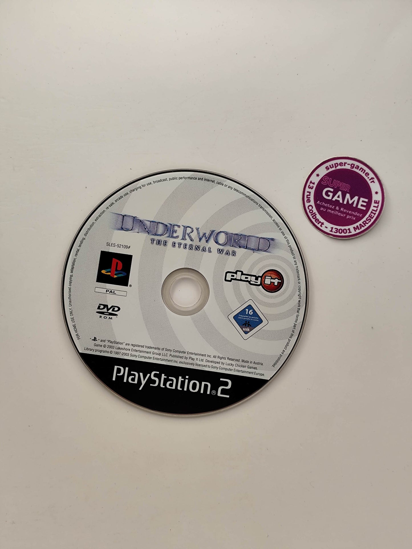 UNDERWORLD THE ETERNAL WAR - PS2