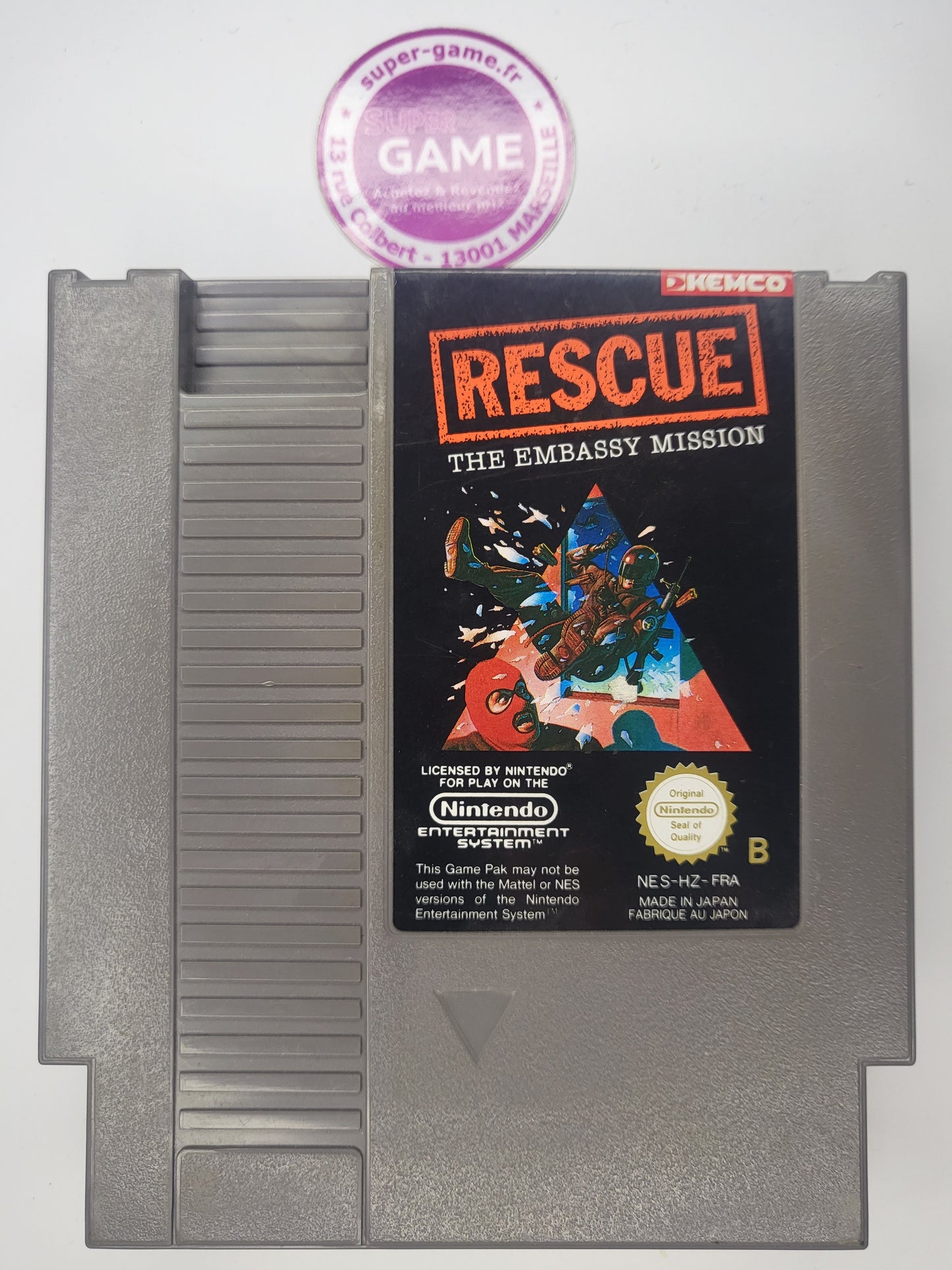 RESCUE THE EMBASSY MISSION - sans boite - NES