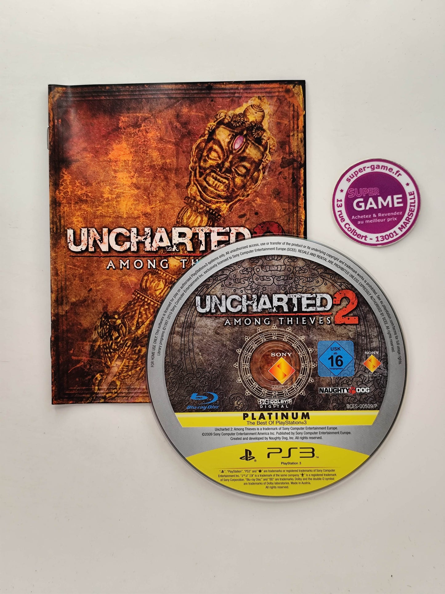 UNCHARTED 2 AMONG THIEVES - Platinum - PS3