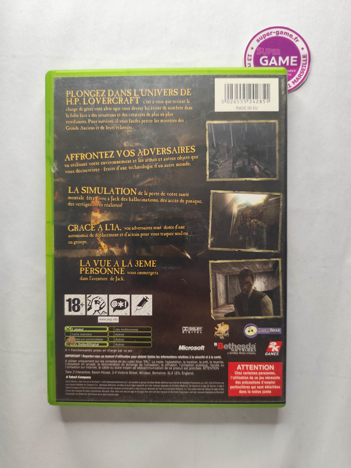 CALL OF CTHULHU - XBOX