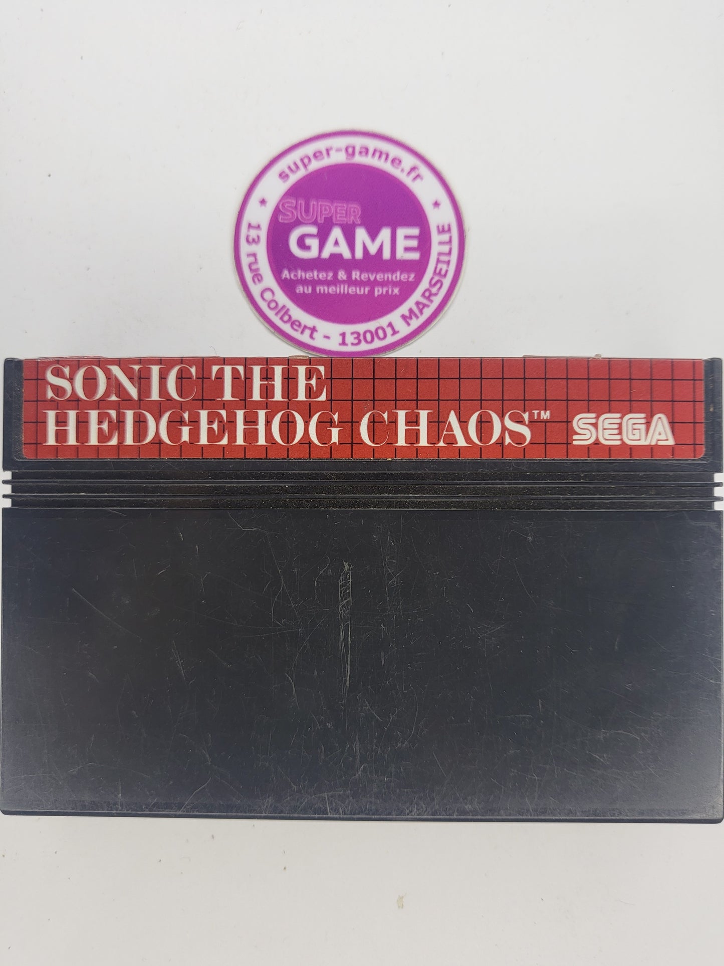SONIC THE HEDGEHOG CHAOS - sans boite - MASTER SYSTEM