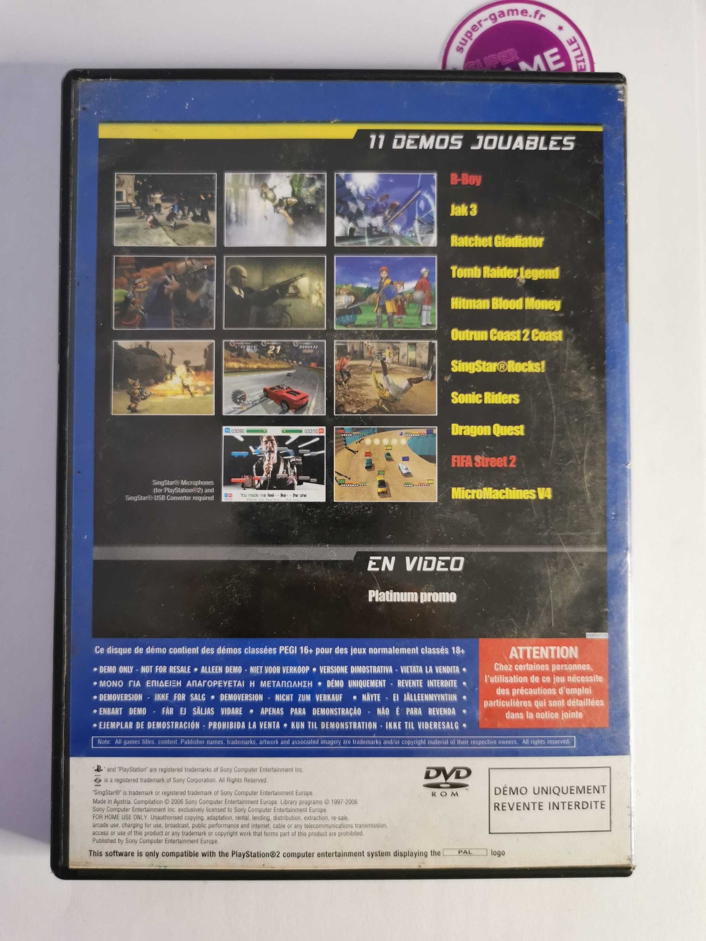 11 Demos Jouables OPS2M demo 75