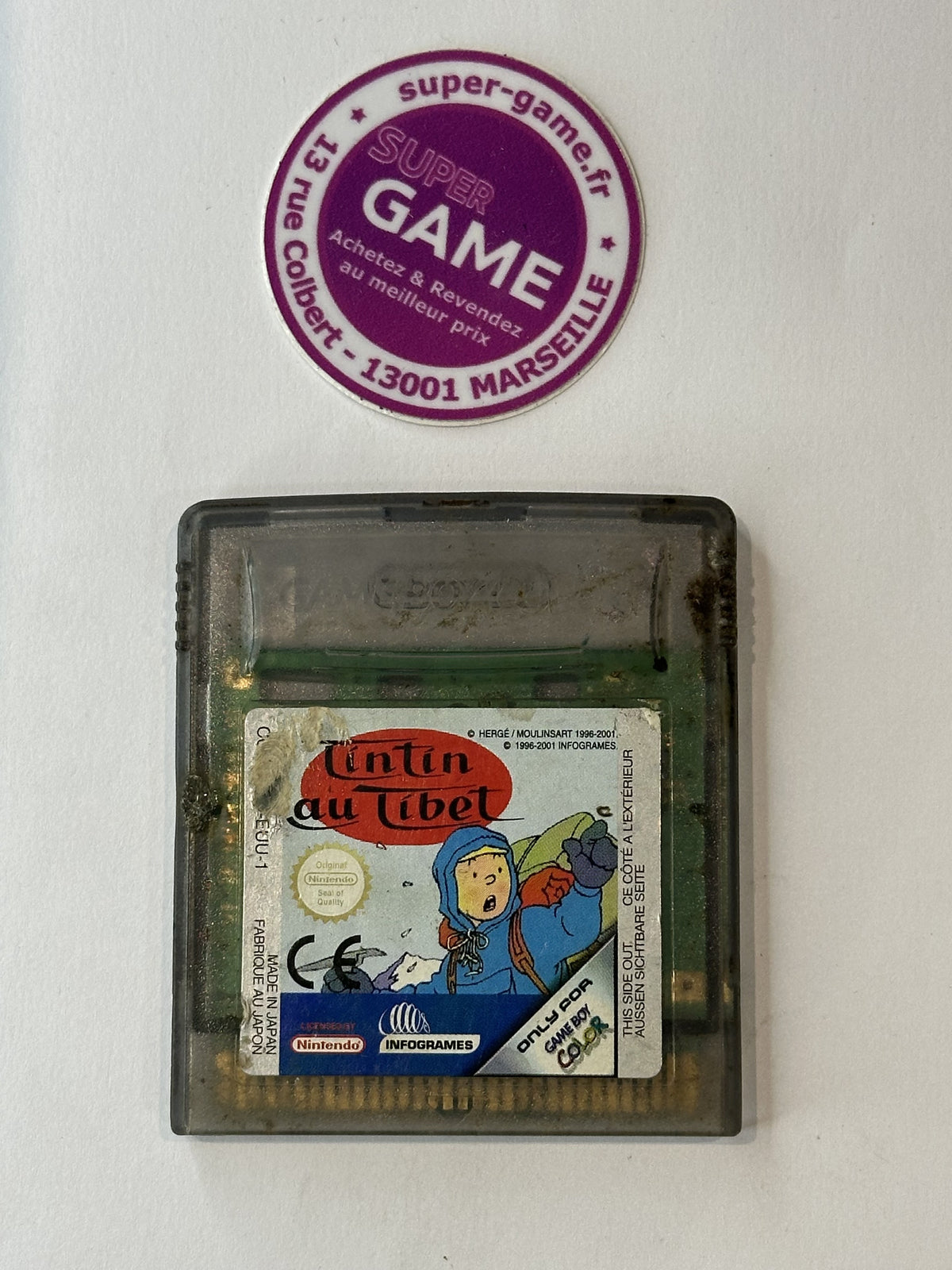 TINTIN AU TIBET - sans boite - GAMEBOY COLOR