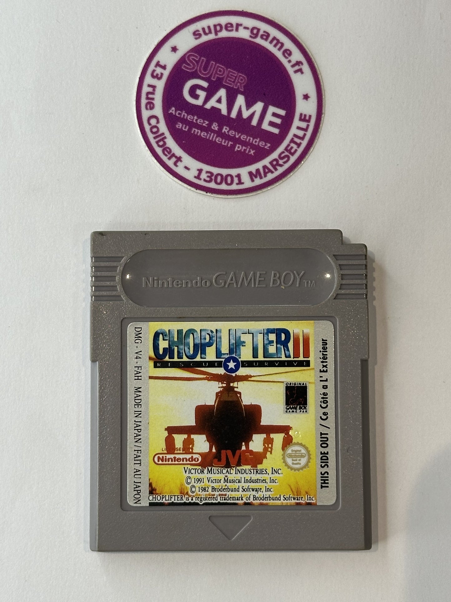 CHOPLIFTER 2 RESCUE SURVIVE - sans boite - GAMEBOY
