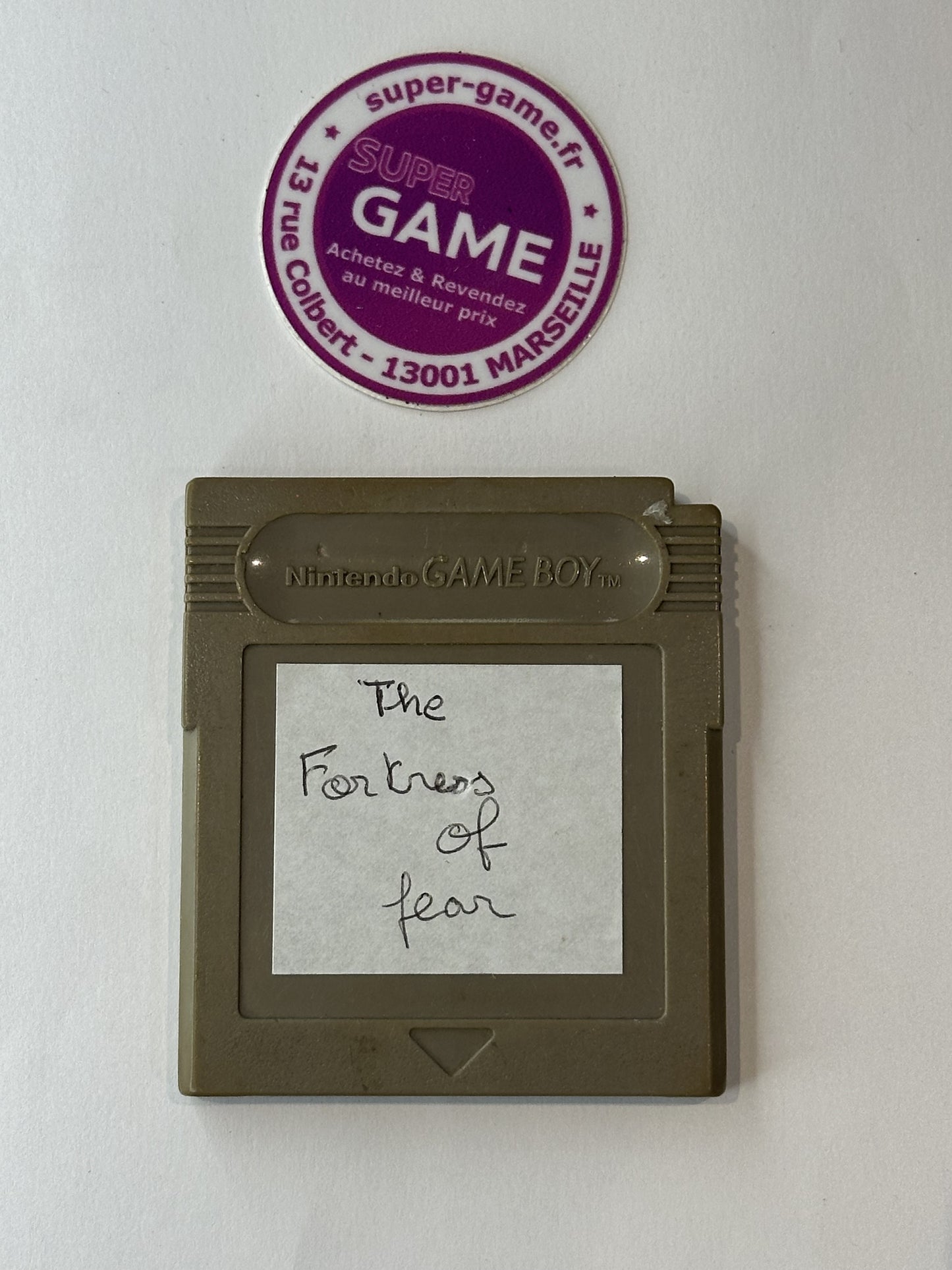 THE FORTRESS OF FEAR - sans boite - GAMEBOY