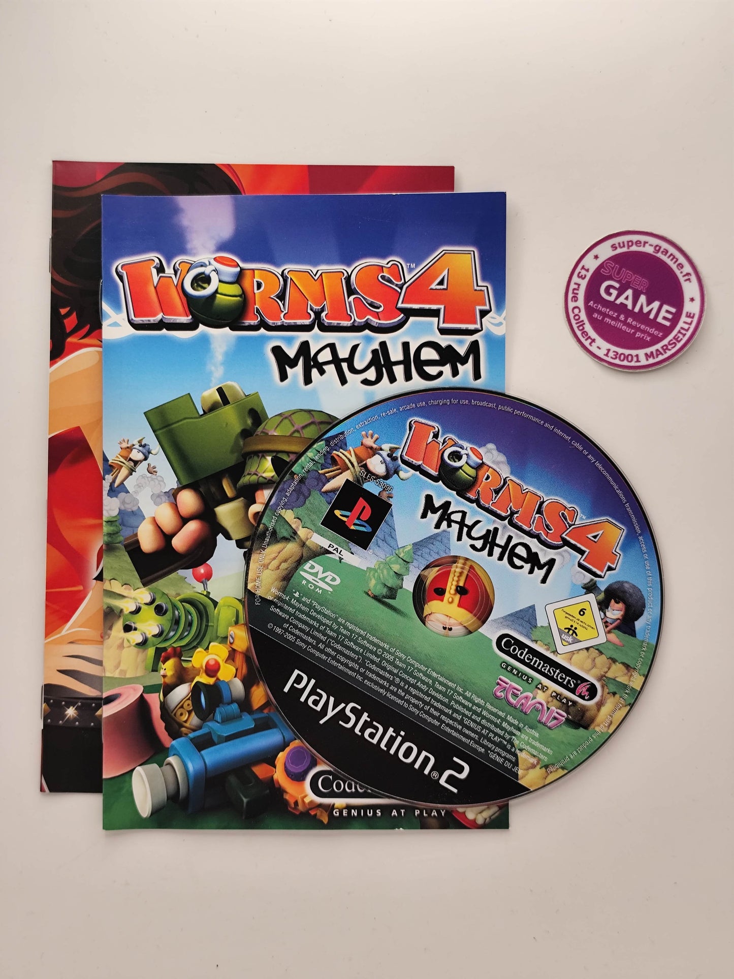 WORMS 4 MAYHEM - PS2
