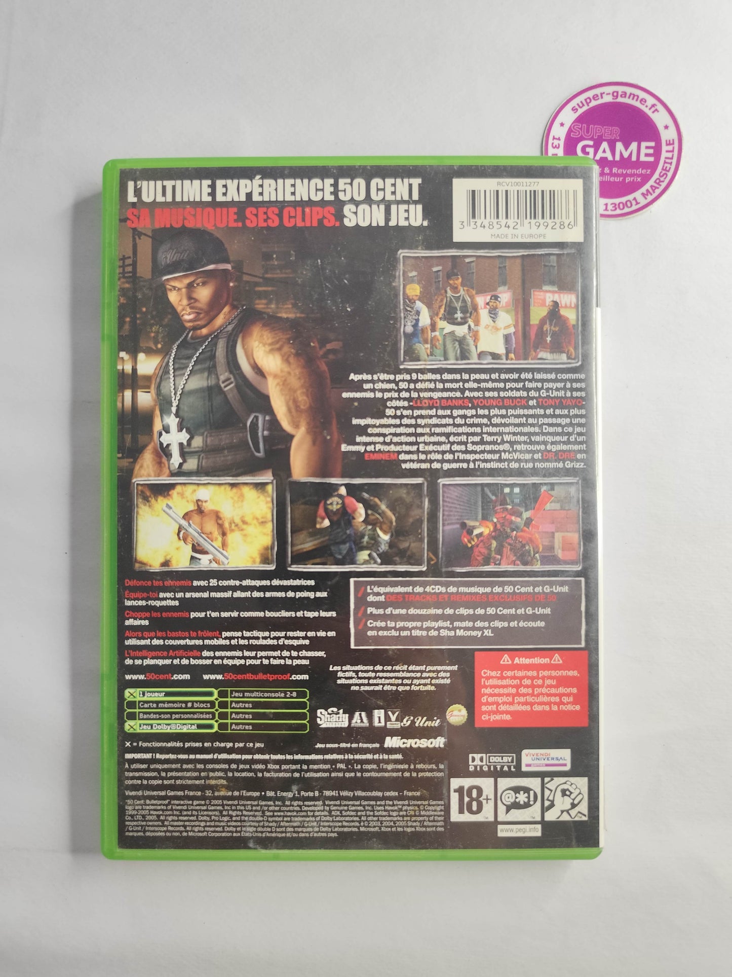50 CENT BULLETPROOF - XBOX