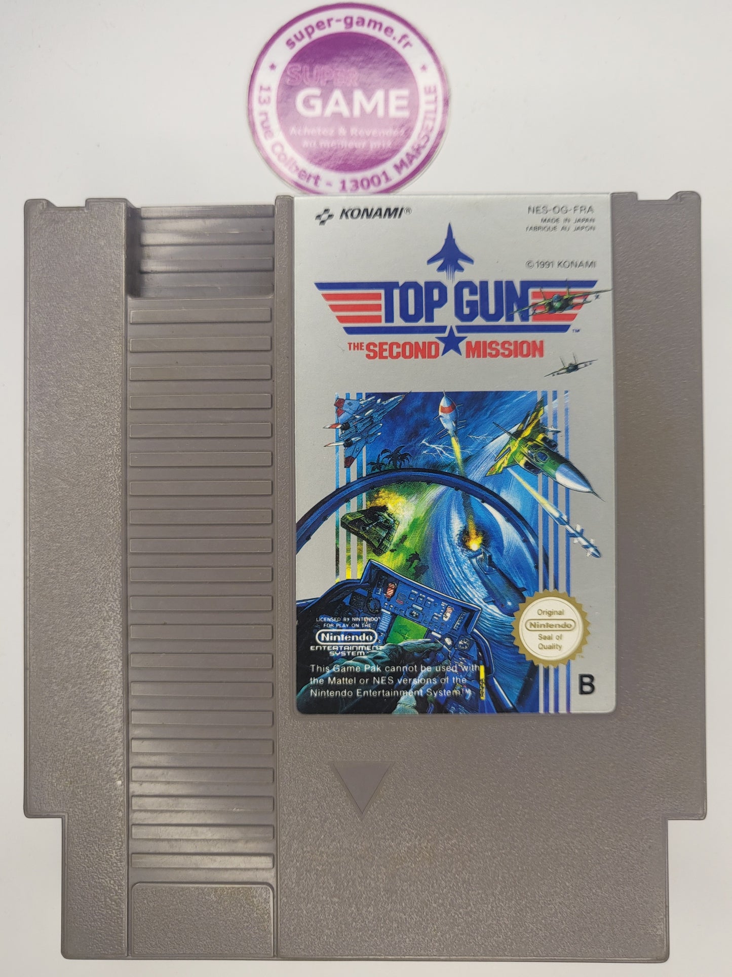 TOP GUN THE SECOND MISSION - sans boite - NES