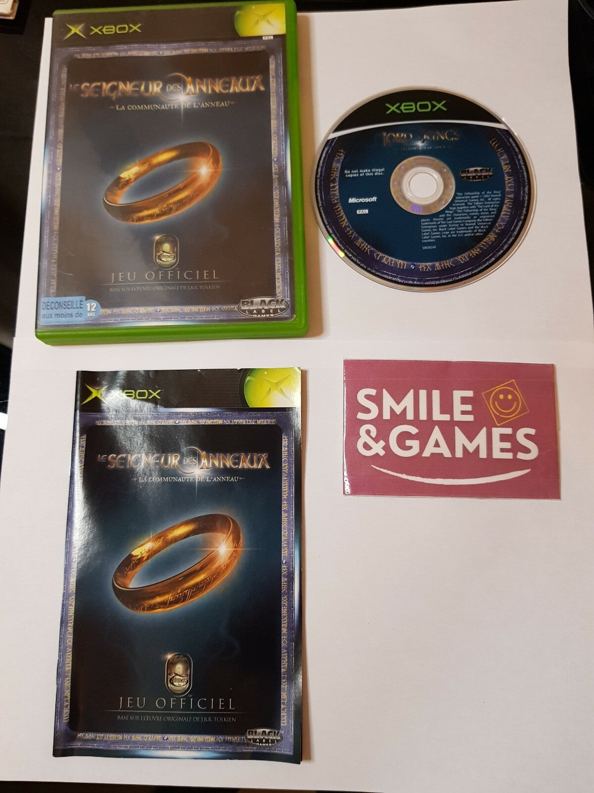 LE SEIGNEUR DES ANNEAUX, LA COMMUNAUTÉ DE L'ANNEAU - XBOX