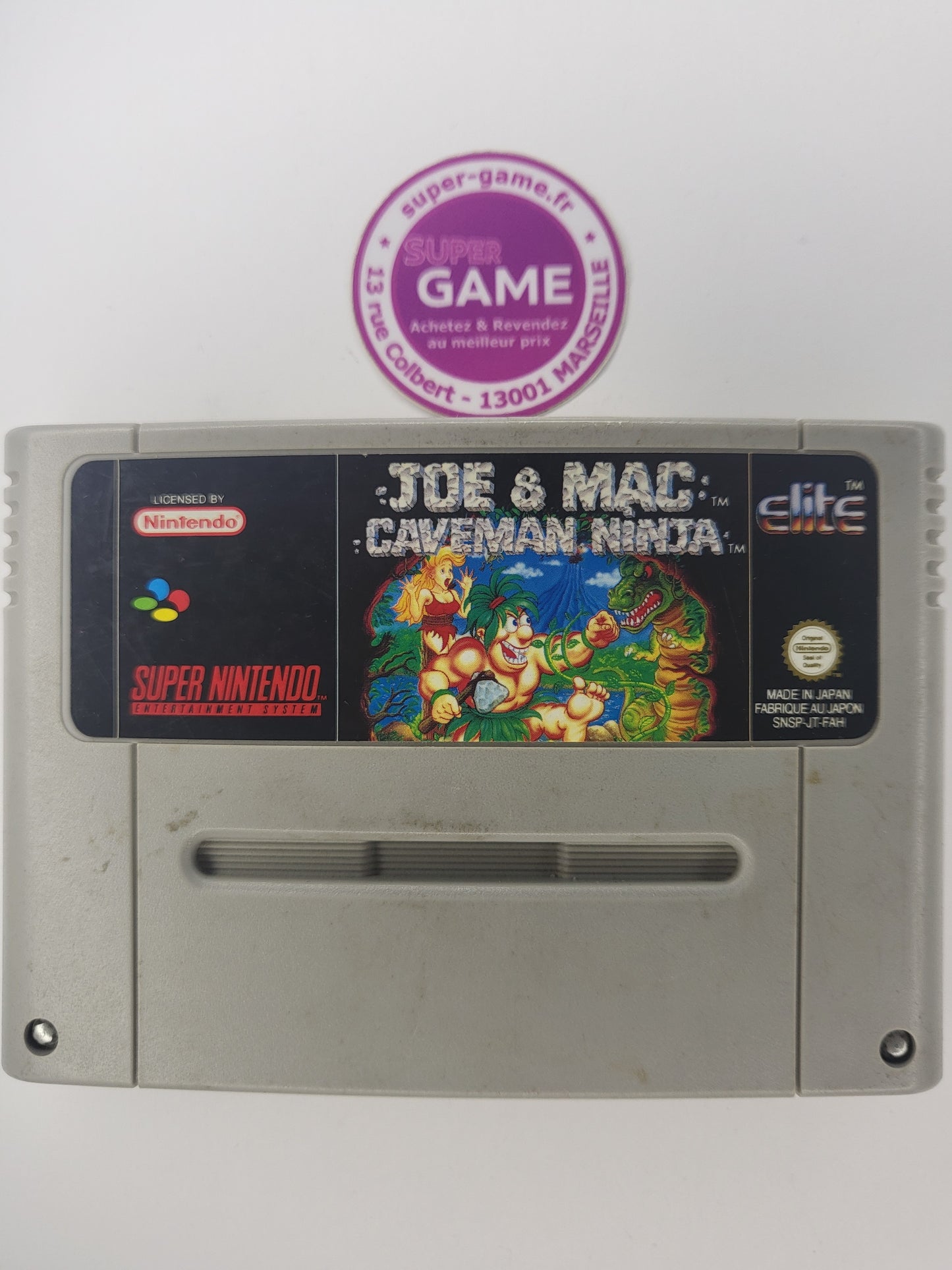 JOE & MAC CAVEMAN NINJA - sans boite - SNES