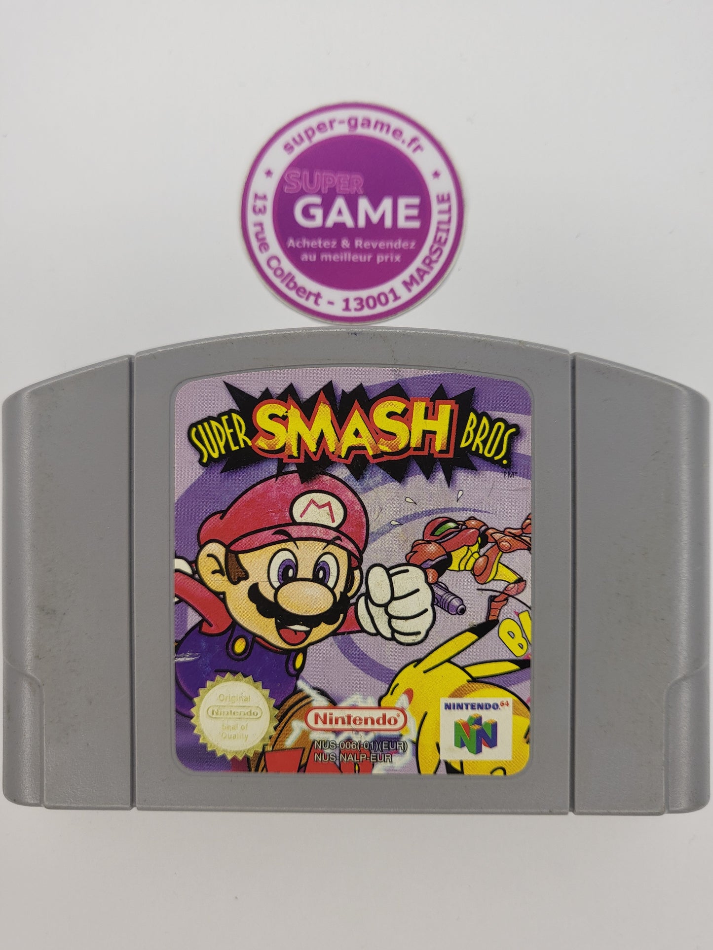 SUPER SMASH BROS. - sans boite - NINTENDO64
