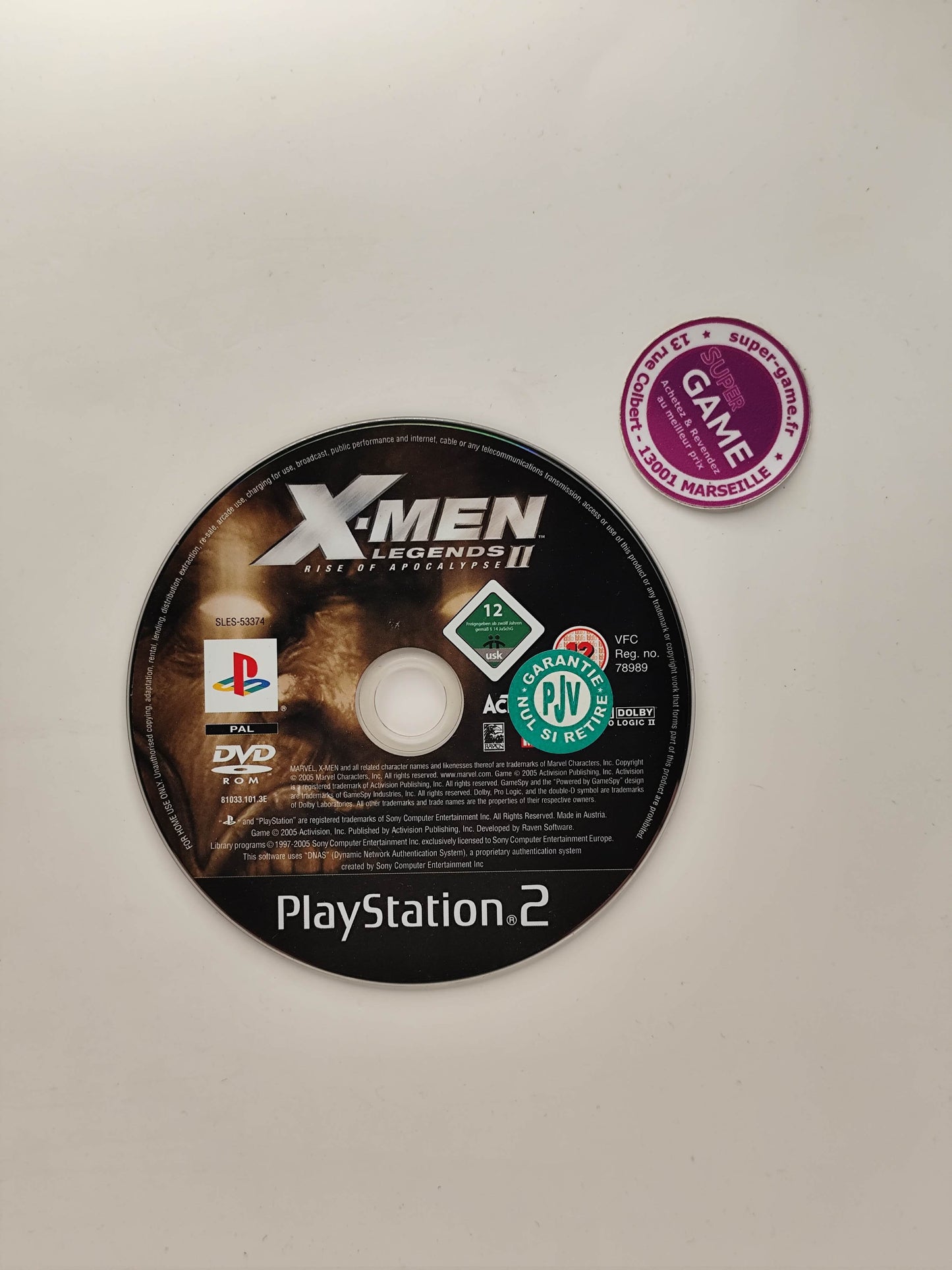 X-MEN LEGENDS 2 L'AVENEMENT D'APOCALYPSE - PS2