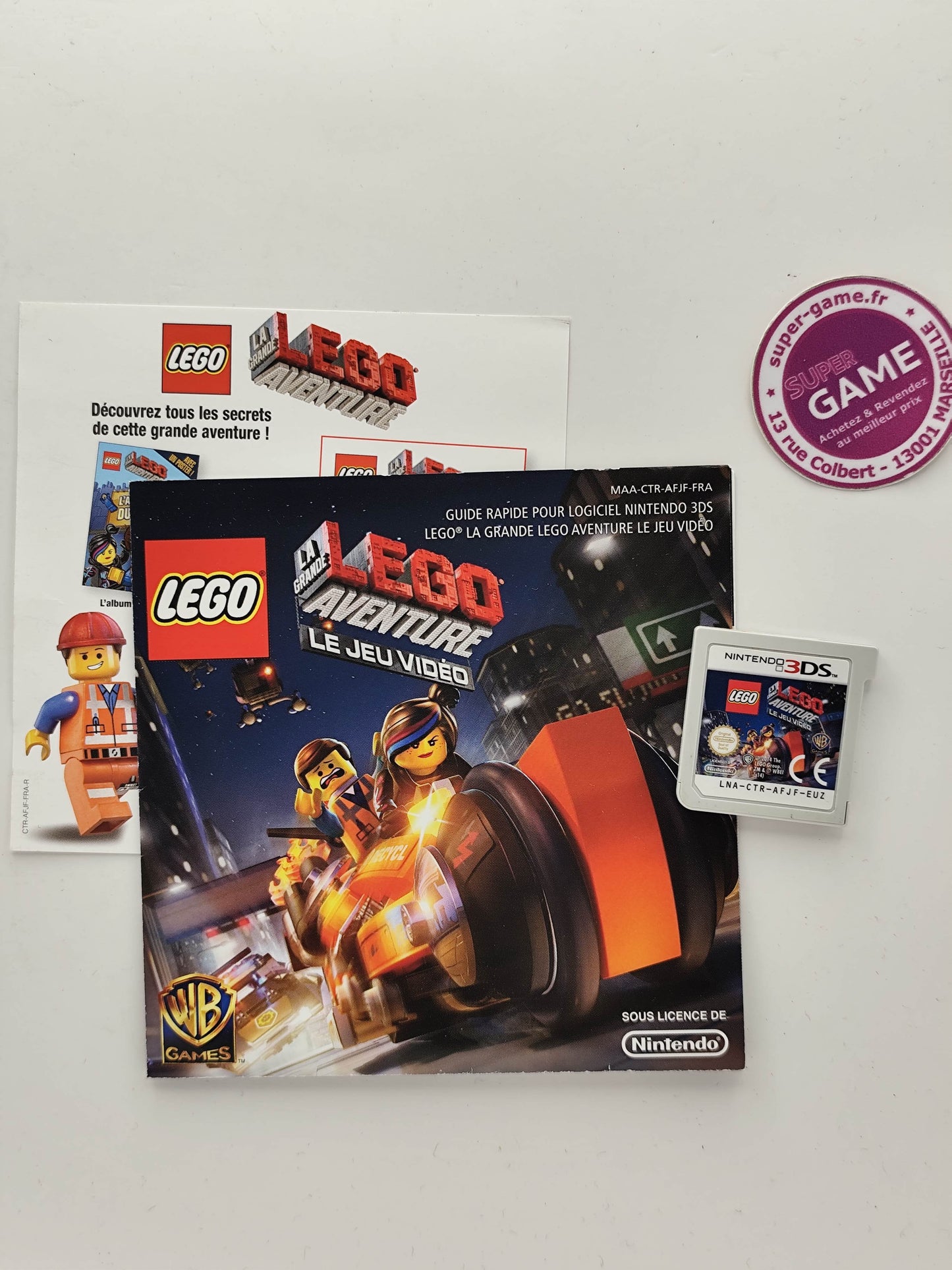 LEGO LA GRANDE AVENTURE LE JEU VIDEO - 3DS