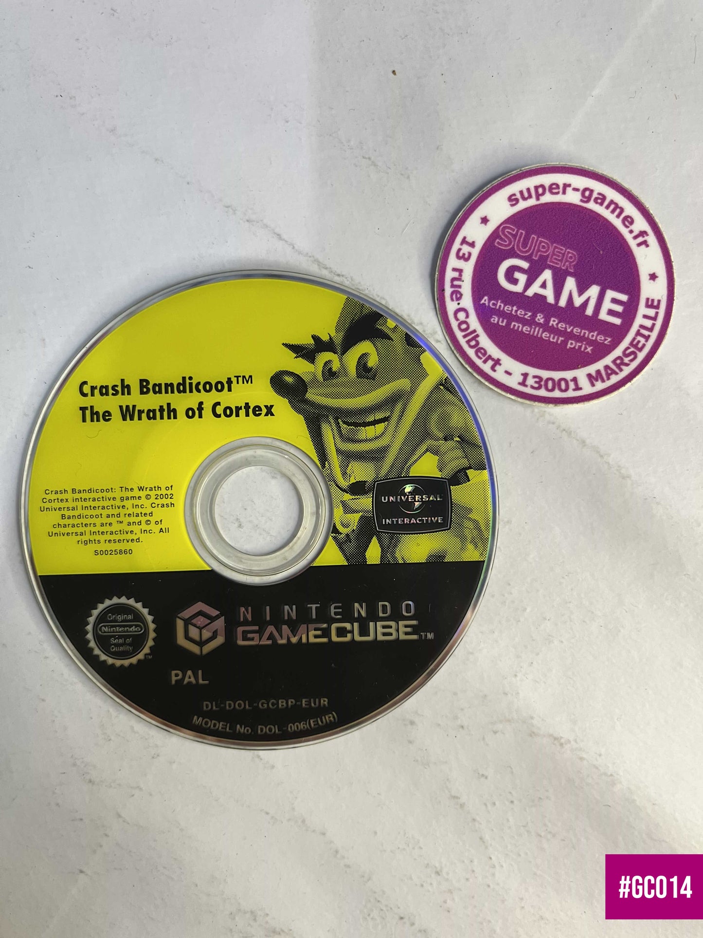 Crash Bandicoot La Vengeance de Cortex - #GC014