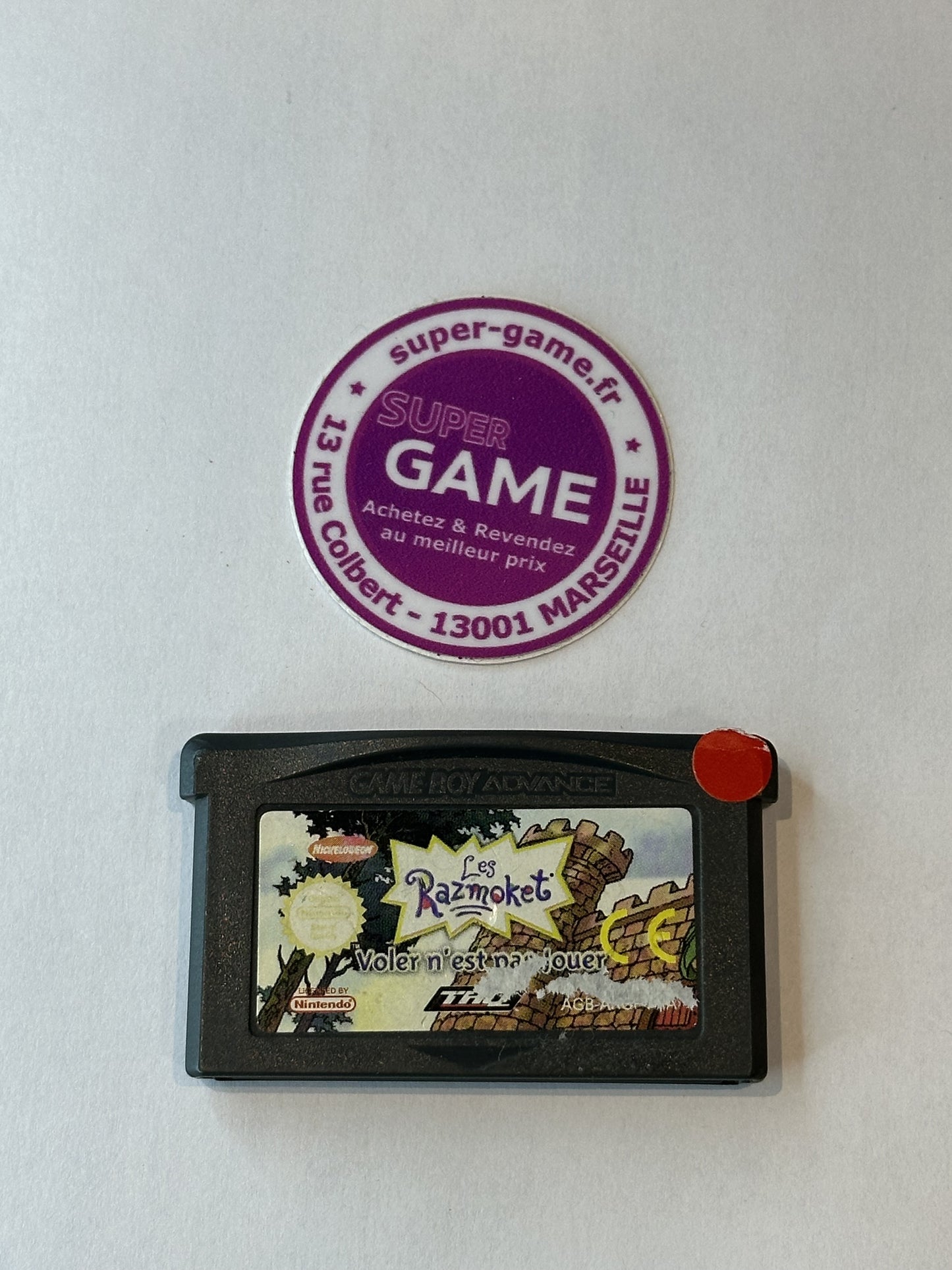LES RAZMOKET VOLER N'EST PAS JOUER - sans boite - GAMEBOY ADVANCE