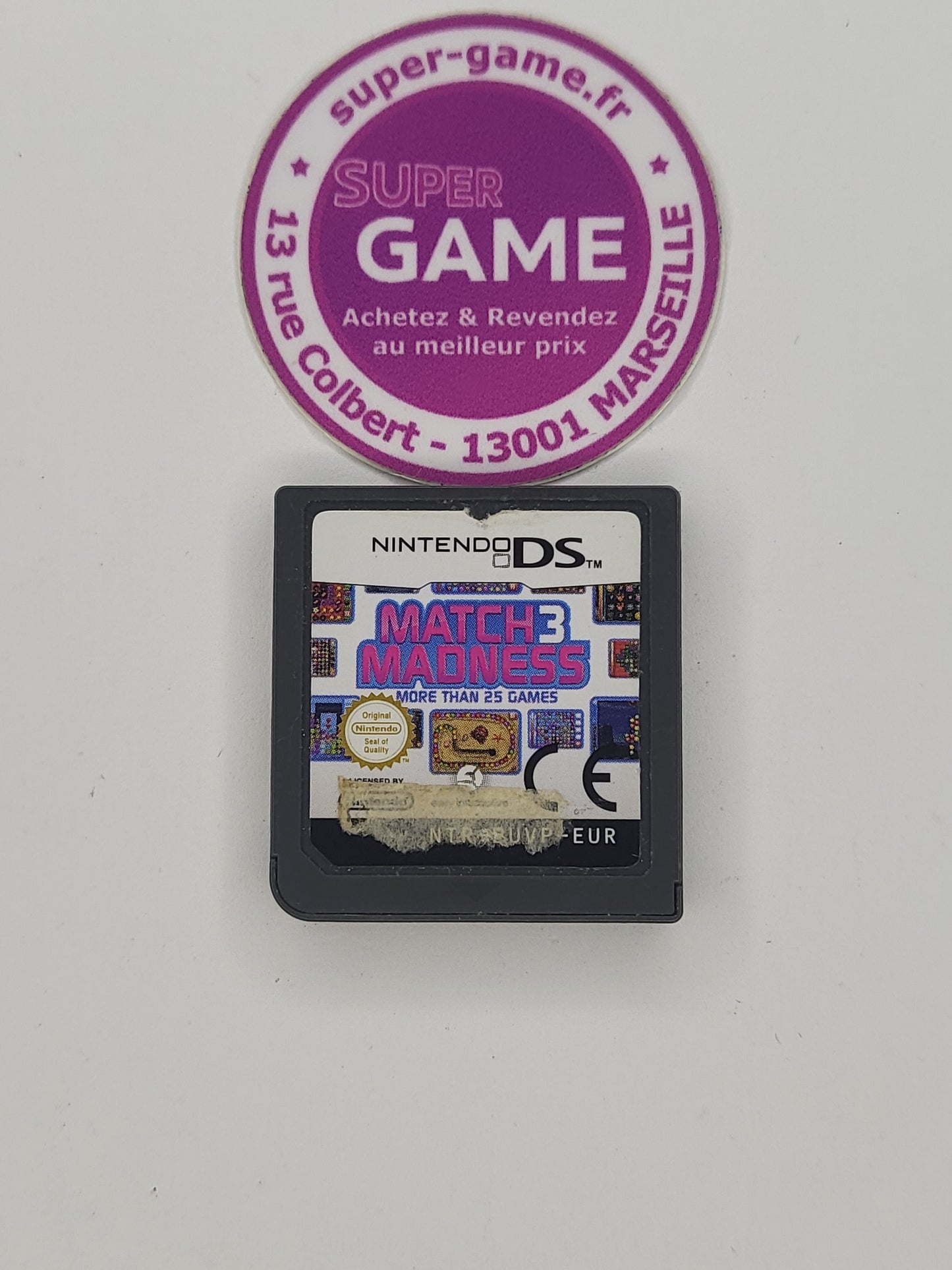 MATCH 3 MADNESS MORE THAN 25 GAMES - sans boite - DS