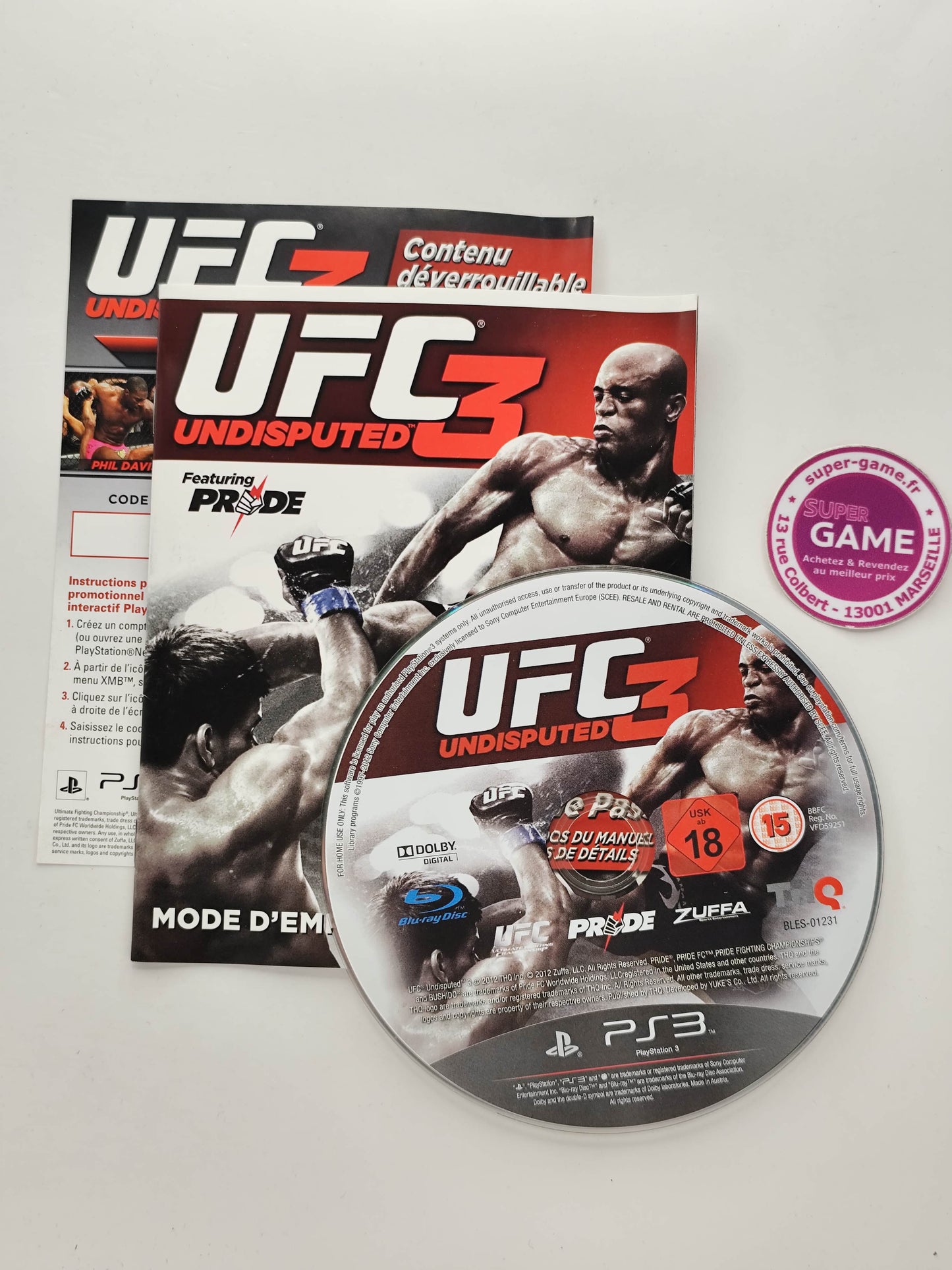 UFC UNDISPUTED 3 - PS3