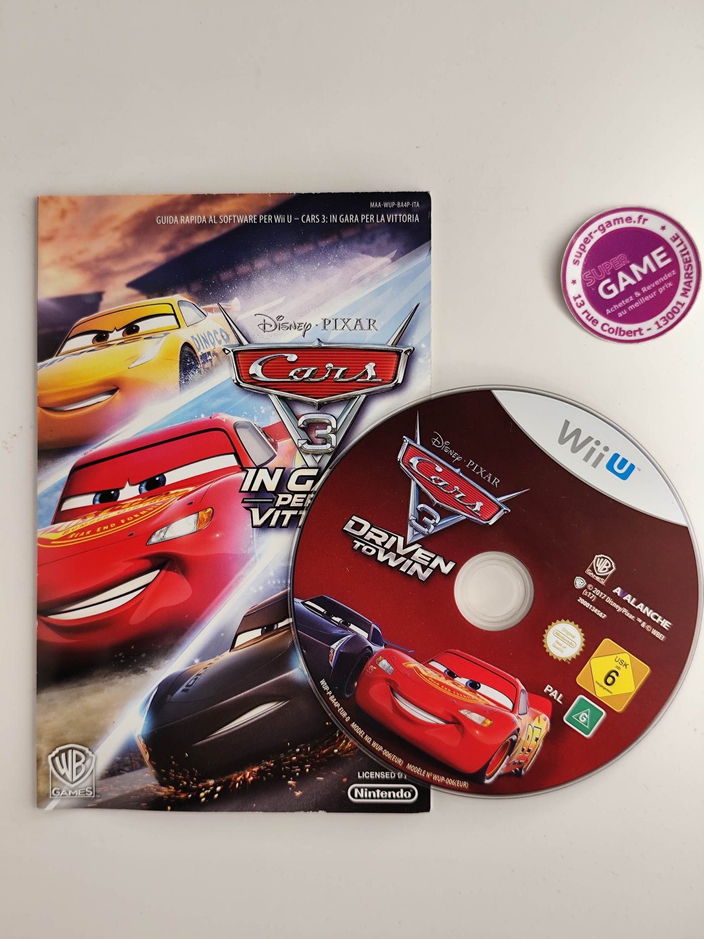 CARS 3 COURSE VERS LA VICTOIRE - WiiU