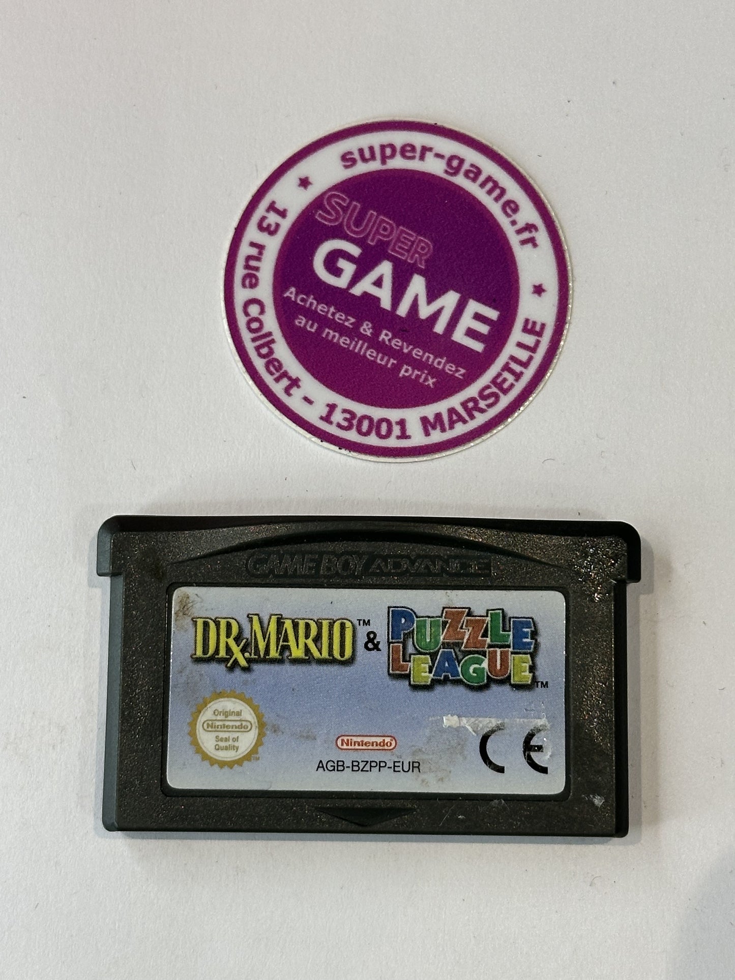 DRX.MARIO & PUZZLE LEAGUE - sans boite - GAMEBOY ADVANCE