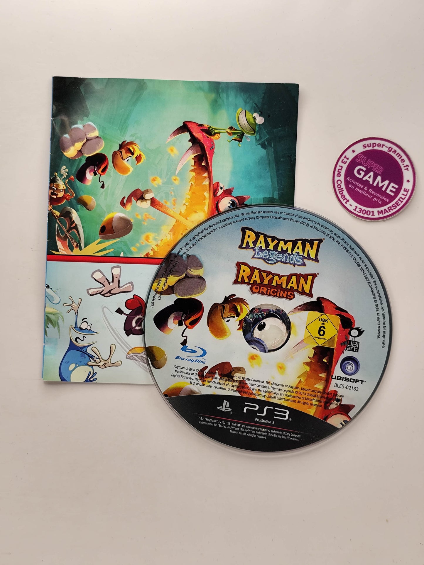 RAYMAN LEGENDS + RAYMAN ORIGINS - PS3