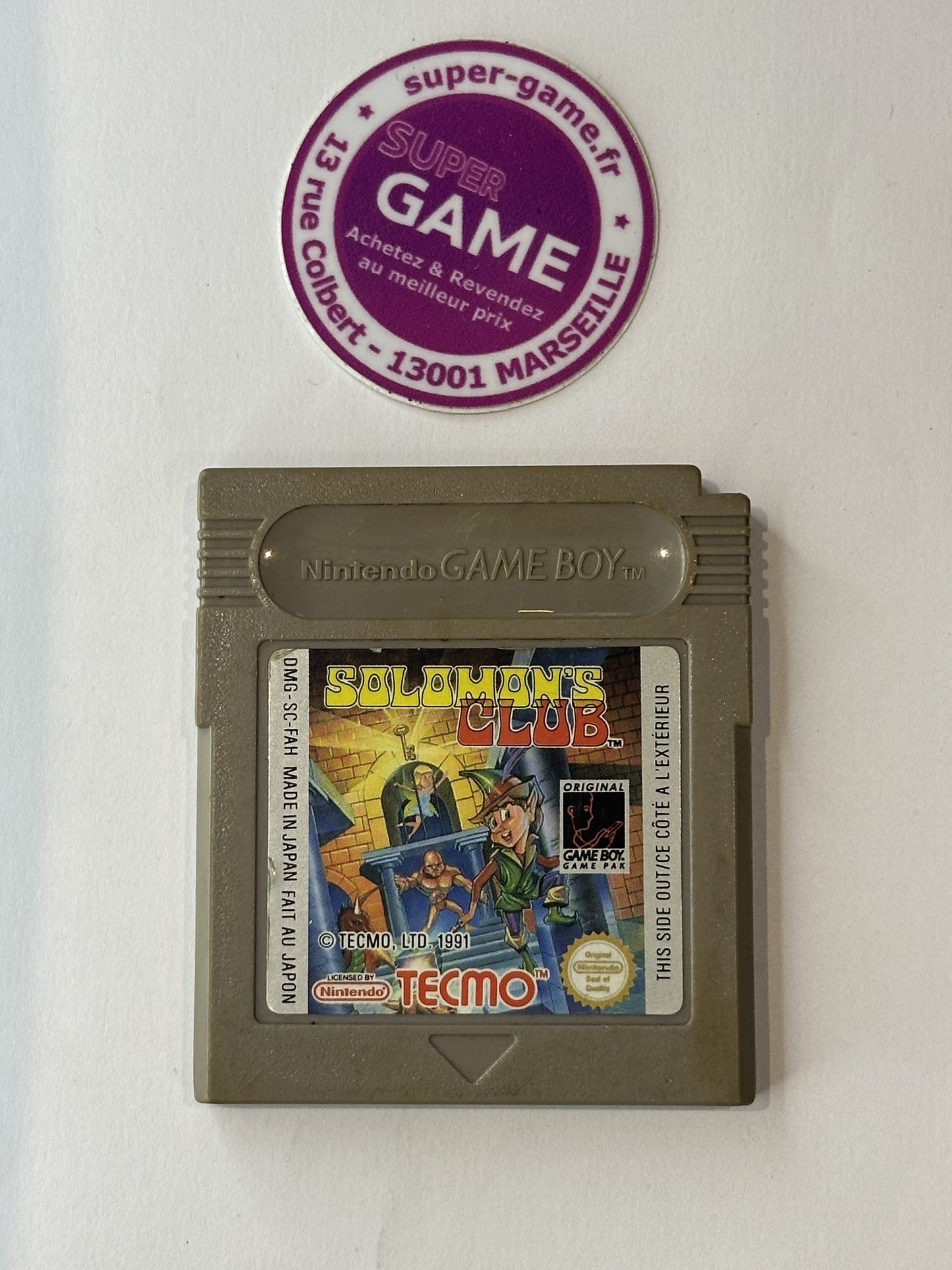 SOLOMON'S CLUB - sans boite - GAMEBOY