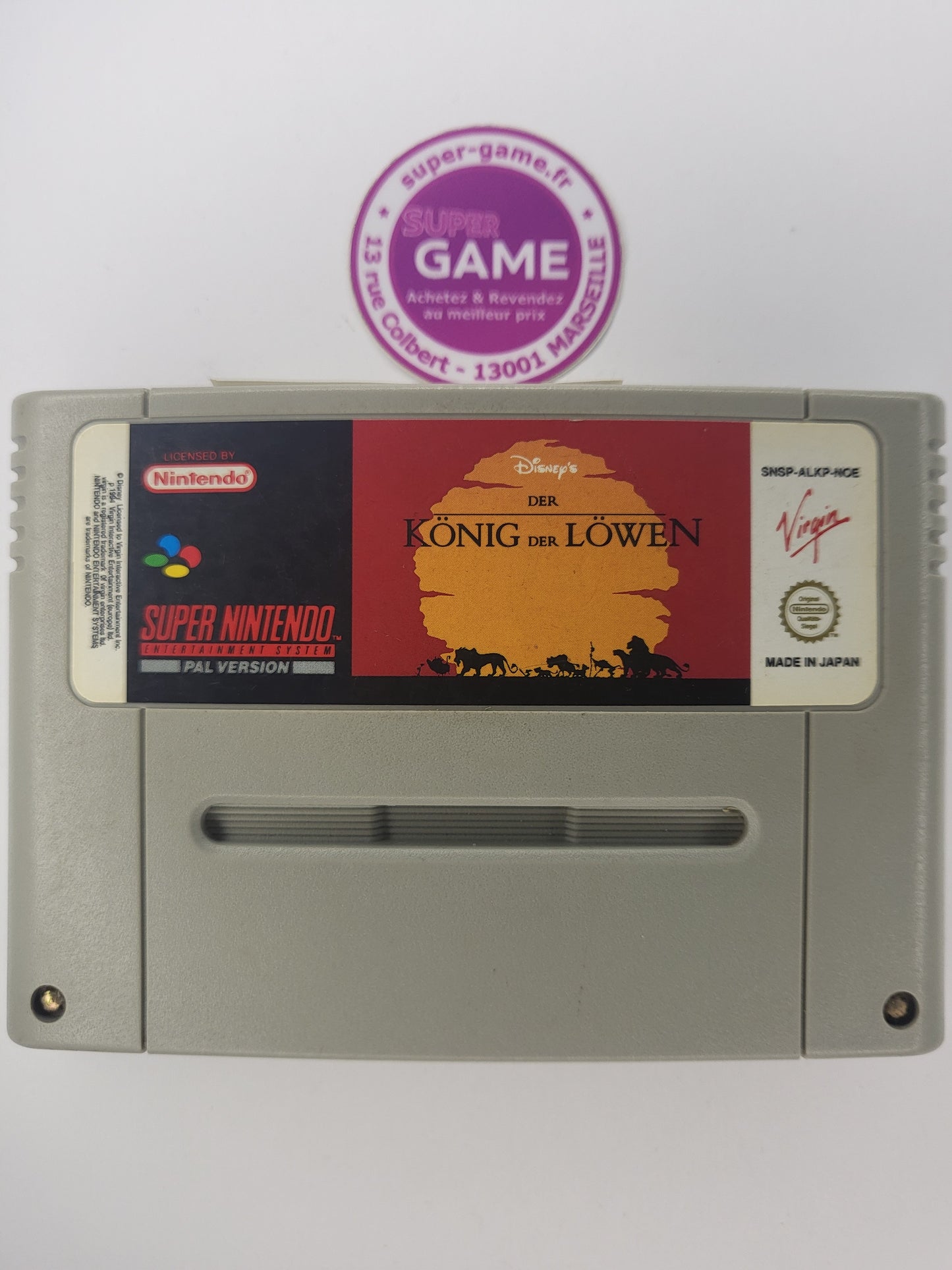 LE ROI LION - sans boite - SNES