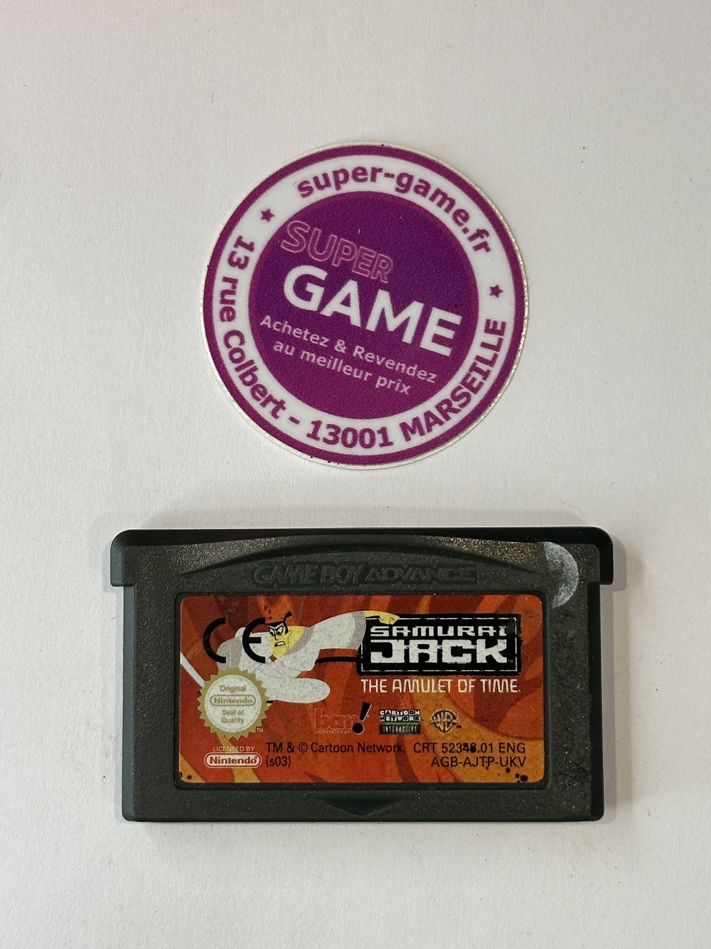 SAMURAI JACK THE AMULET OF TIME - sans boite - GAMEBOY ADVANCE