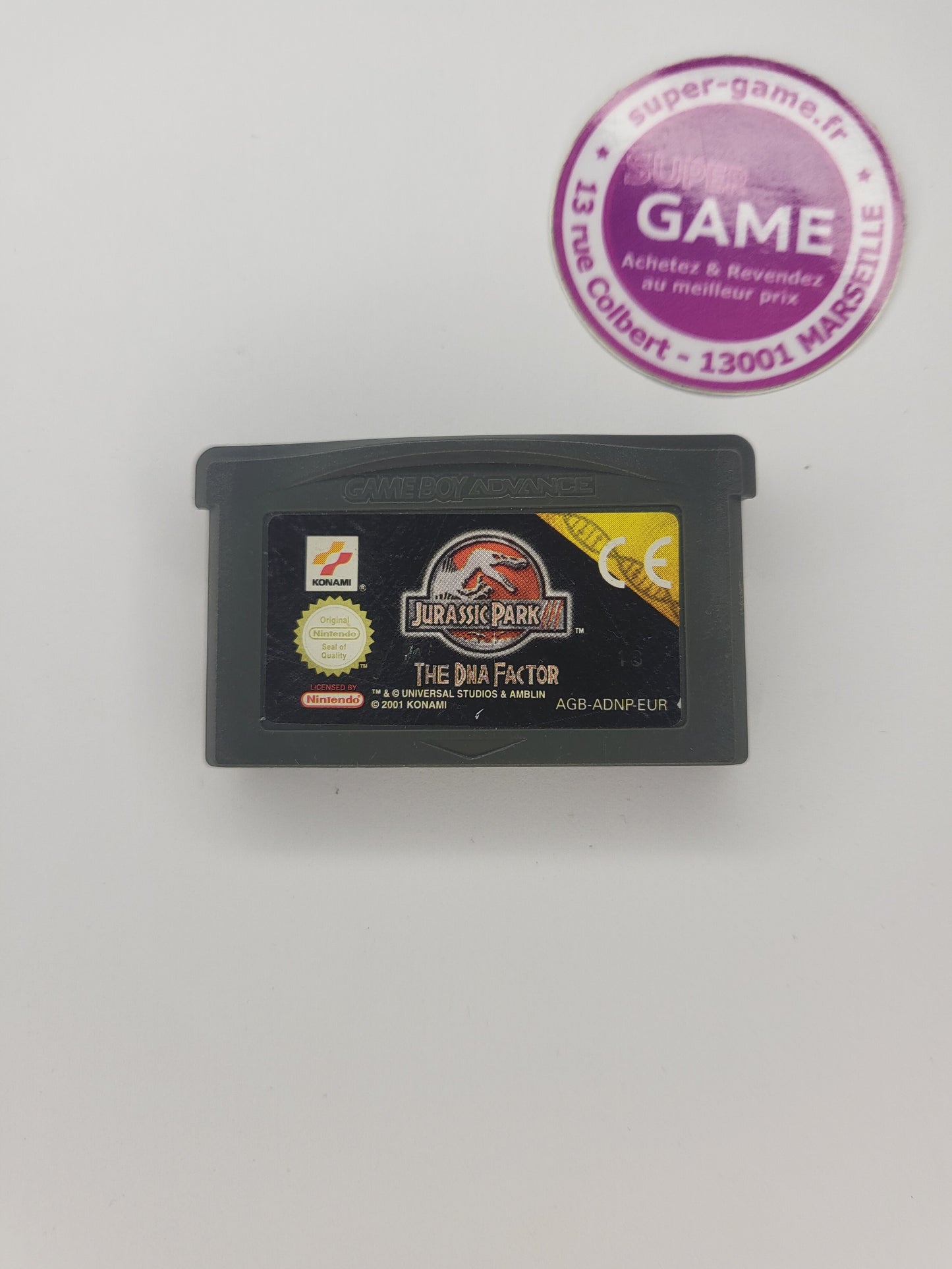 JURASSIC PARK III THE DNA FACTOR - sans boite - GAMEBOY ADVANCE