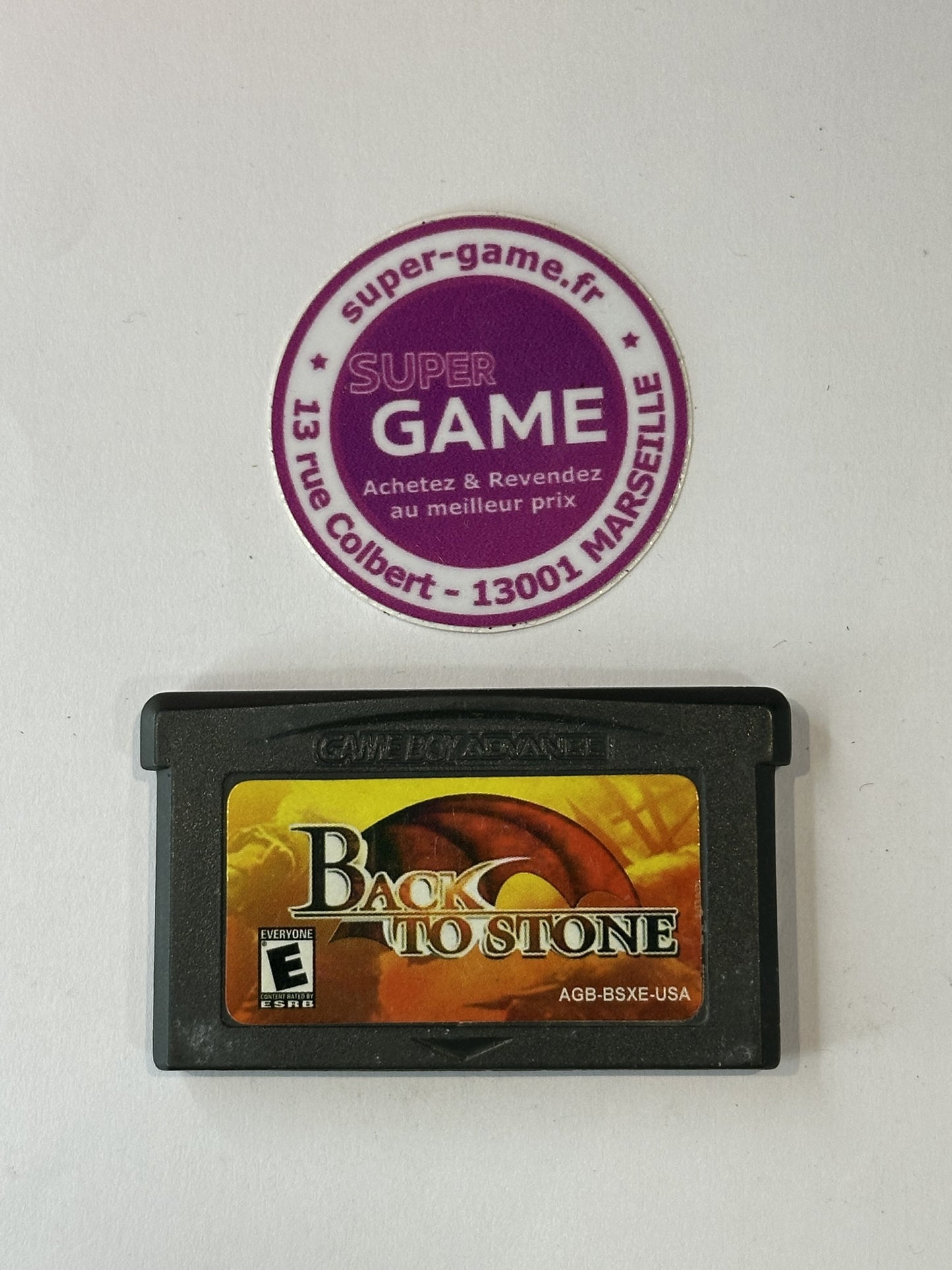 BACK TO STONE - sans boite - GAMEBOY ADVANCE