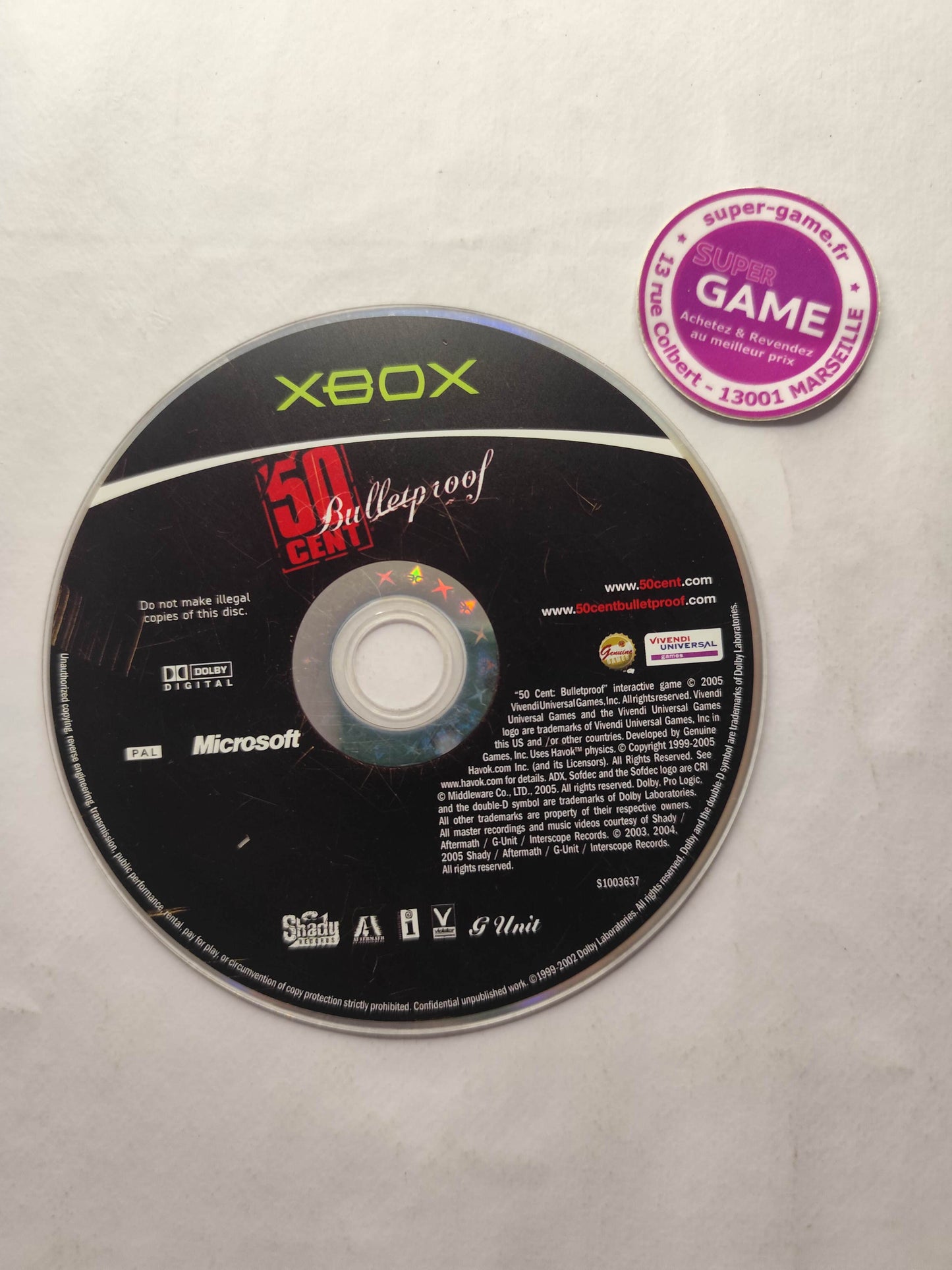 50 CENT BULLETPROOF - XBOX