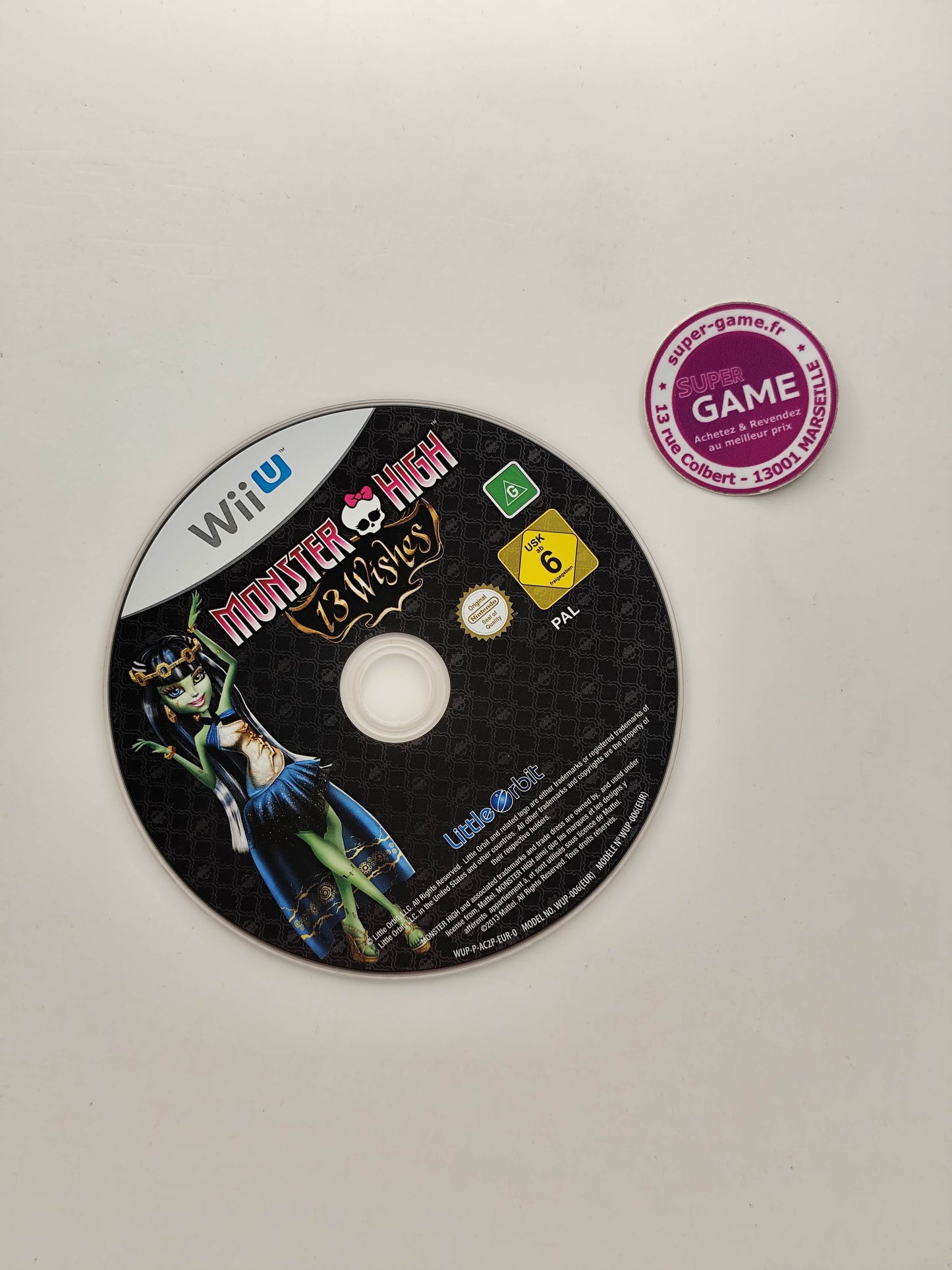 MONSTER HIGH 13 SOUHAITS - Wii U
