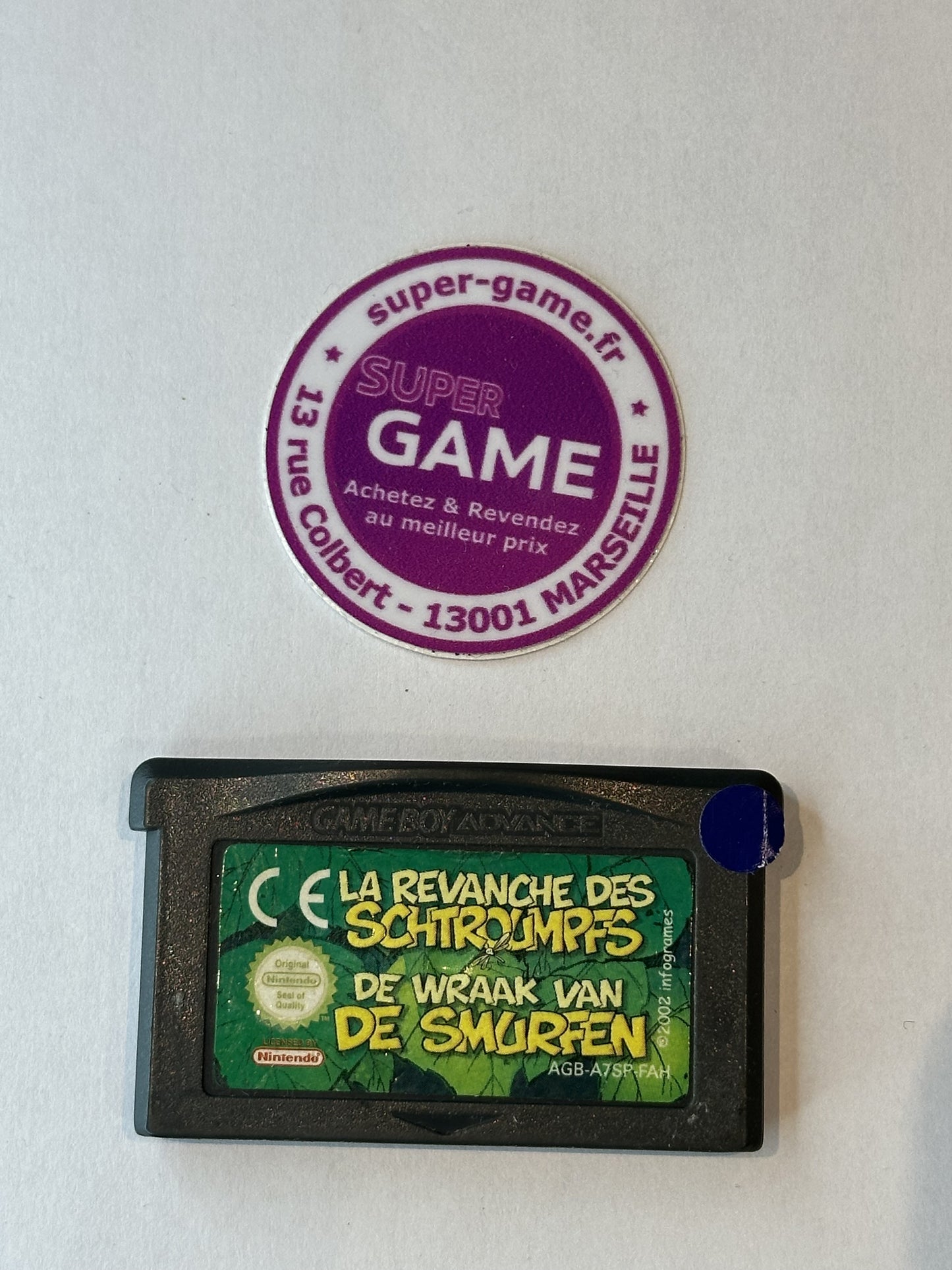 LA REVANCHE DES SCHTROUMPFS - sans boite - GAMEBOY ADVANCE